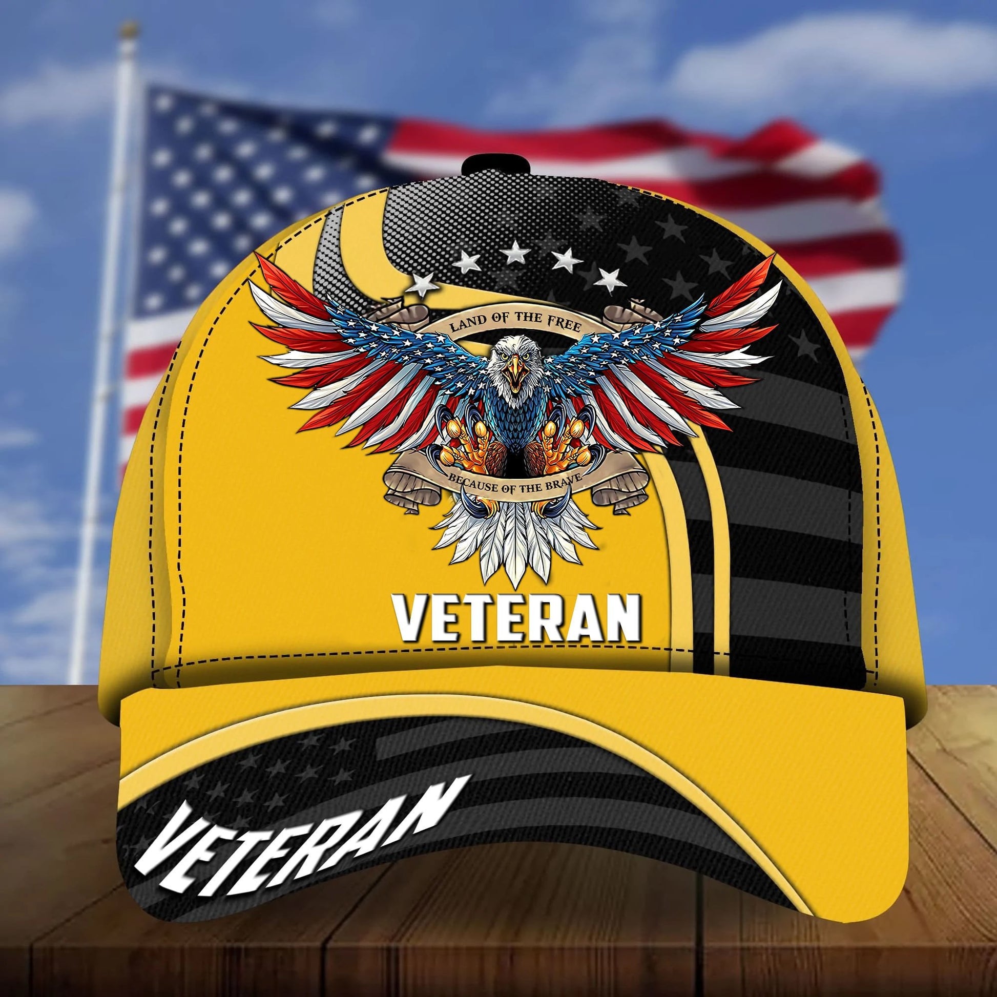 Premium Eagle US Veteran Cap NPVC230803