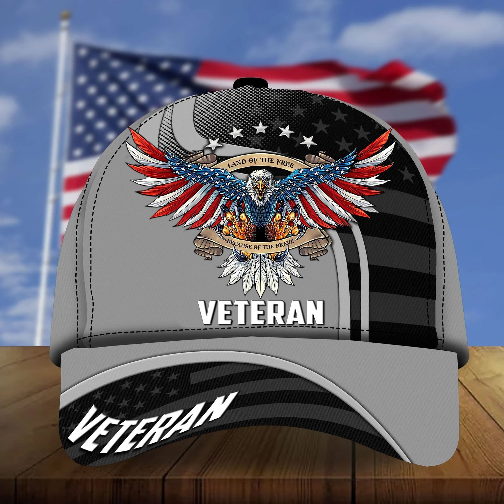 Premium Eagle US Veteran Cap NPVC230803