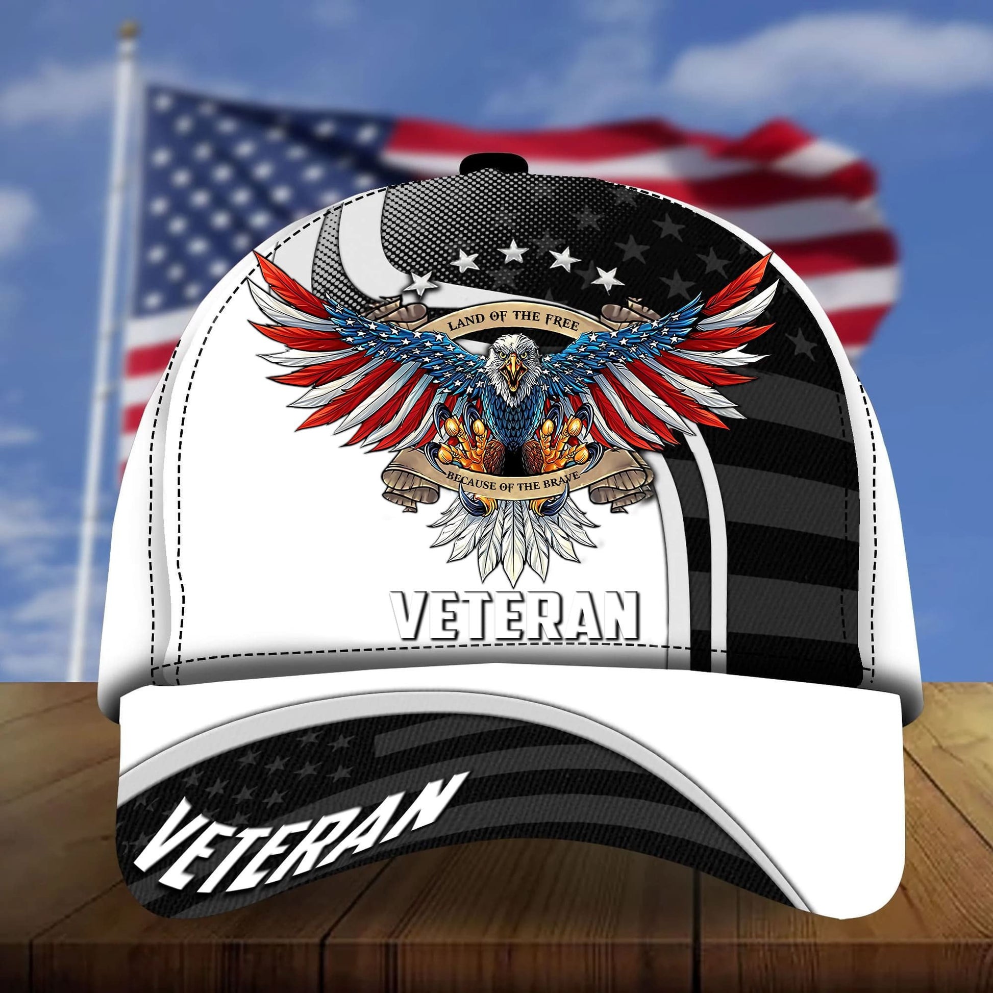 Premium Eagle US Veteran Cap NPVC230803