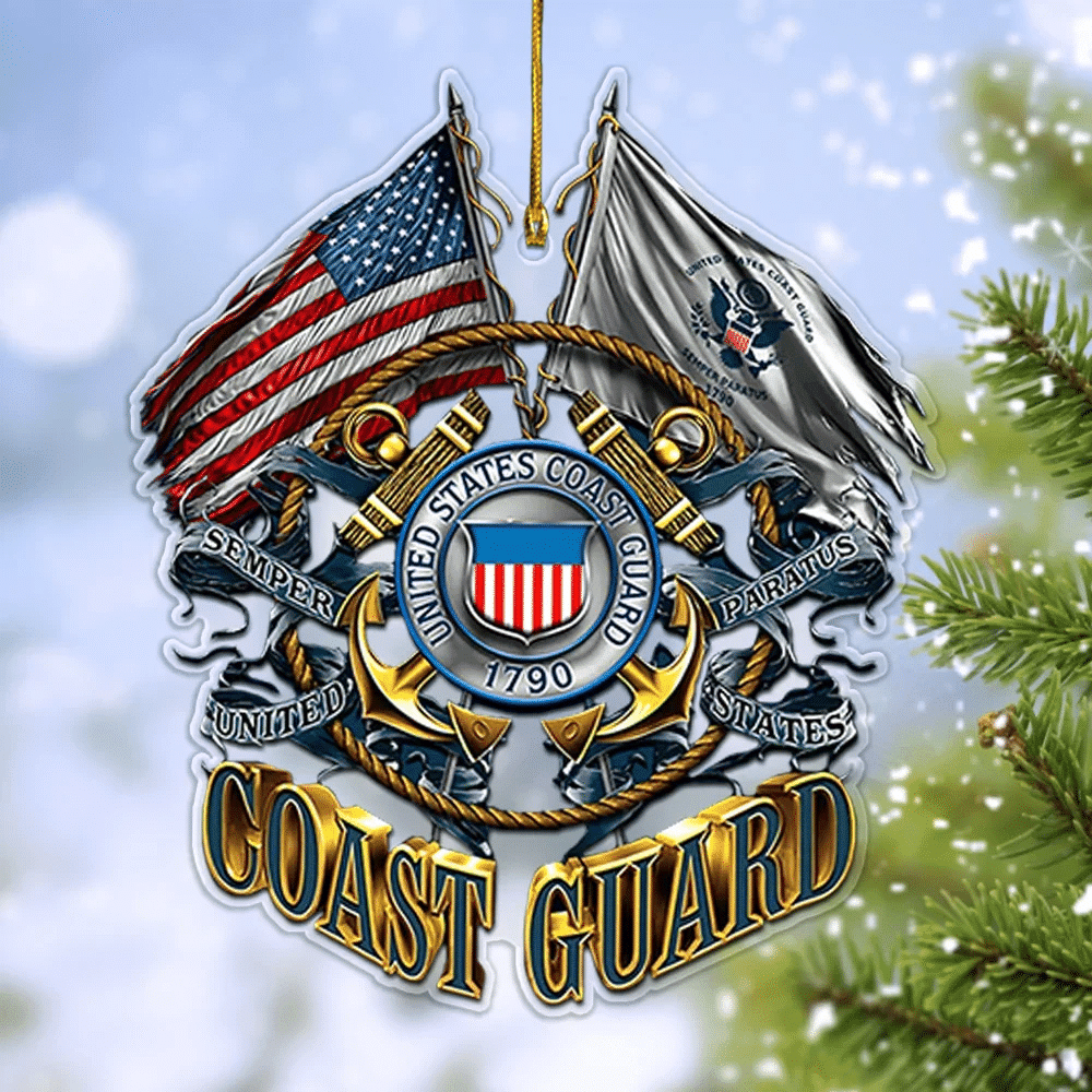 Unique Multiple Services US Veteran Ornament NPVC071011