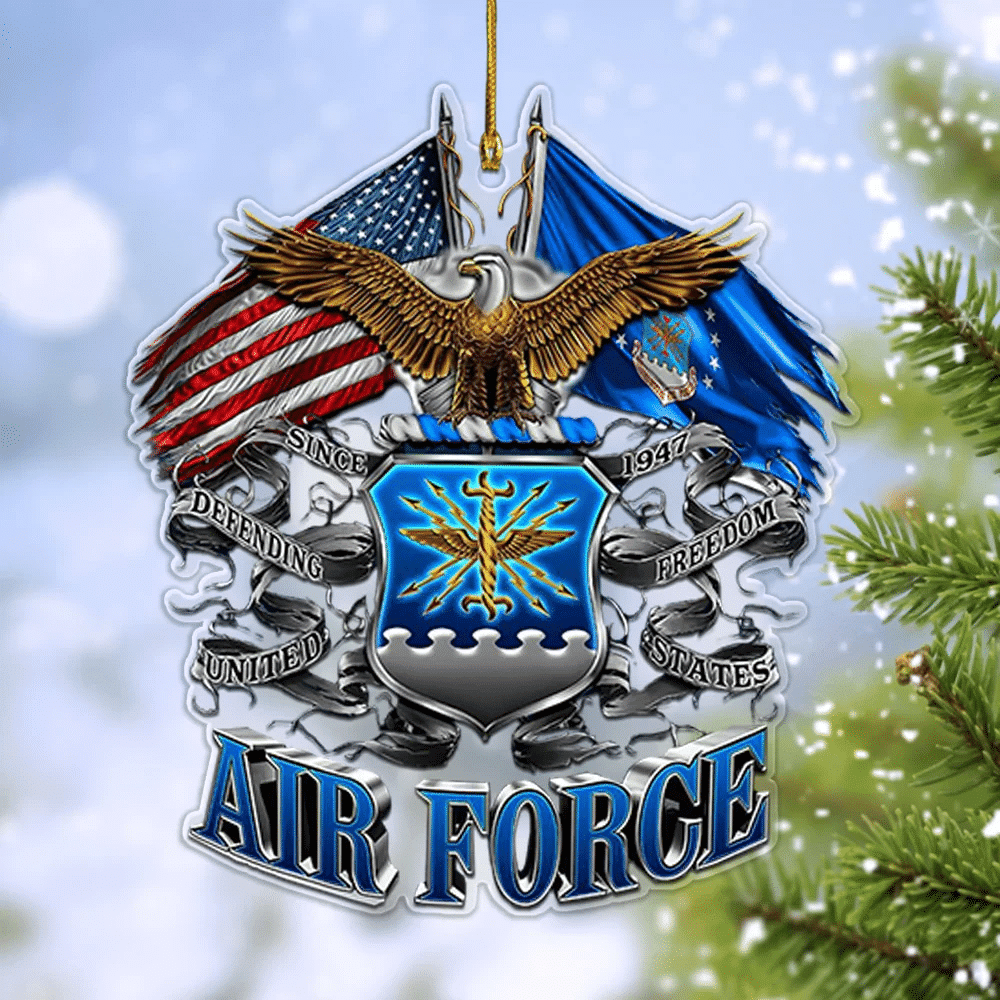 Unique Multiple Services US Veteran Ornament NPVC071011