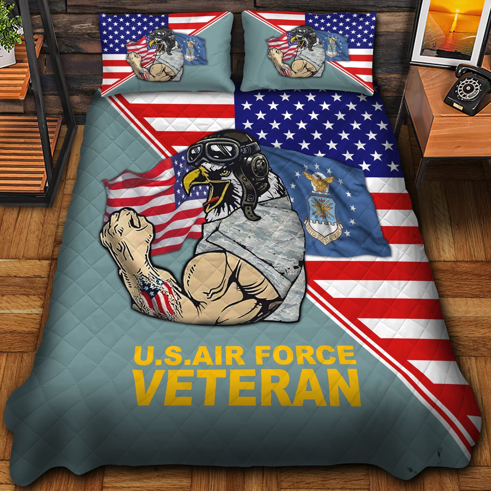 Premium Honoring All Who Served US Veteran Bedding Set NPVC050907