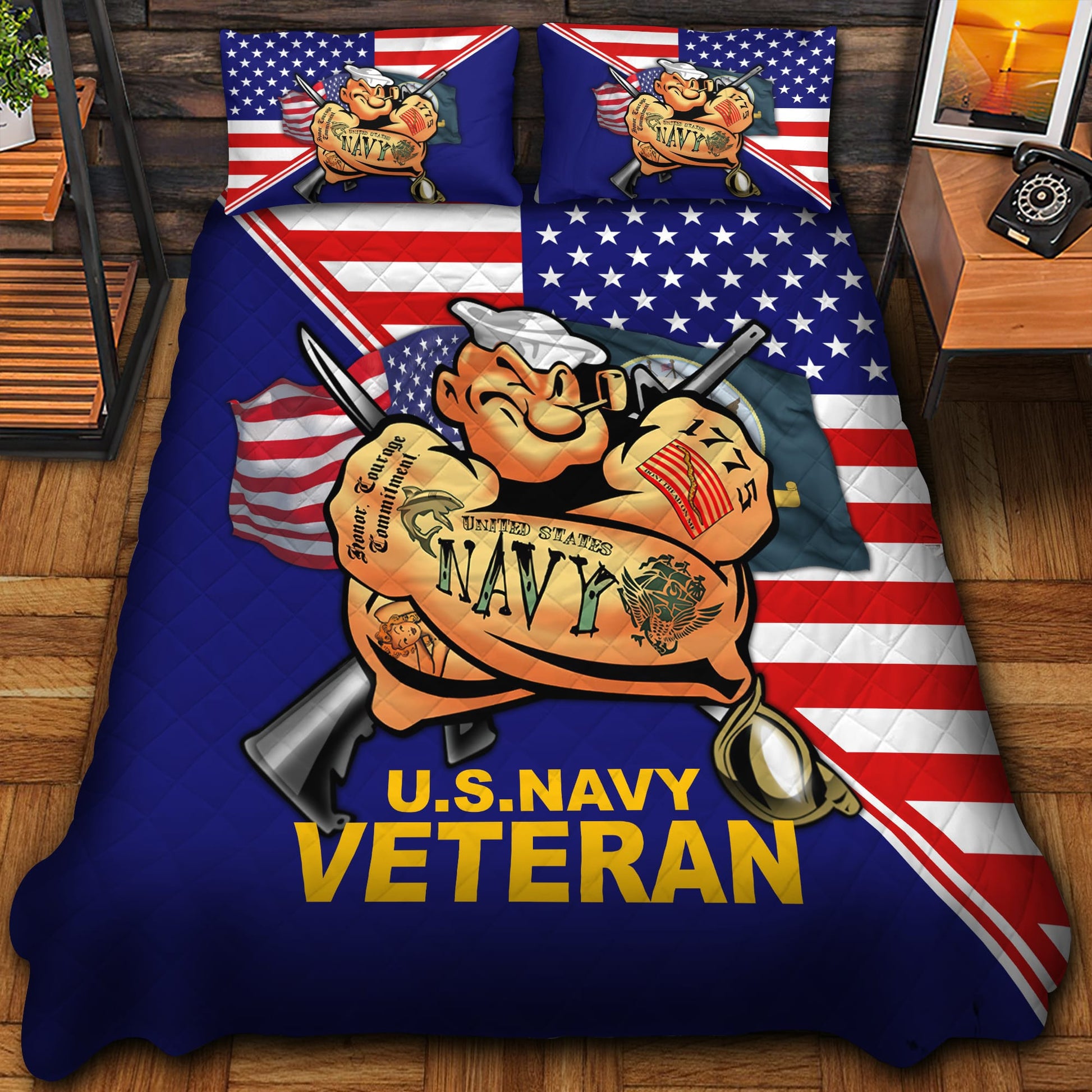 Premium Honoring All Who Served US Veteran Bedding Set NPVC050907