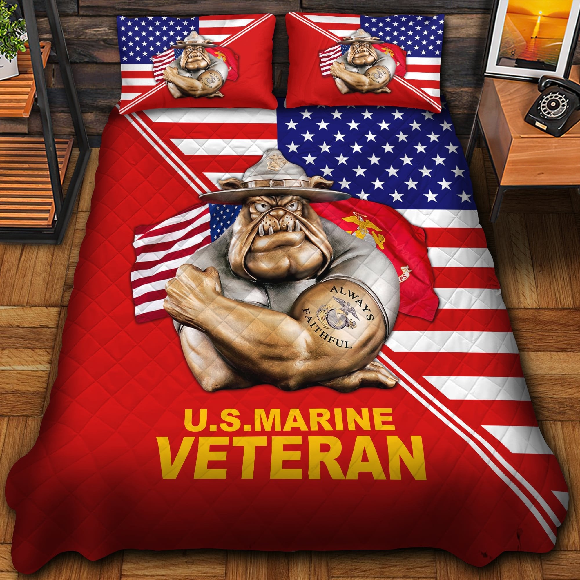 Premium Honoring All Who Served US Veteran Bedding Set NPVC050907