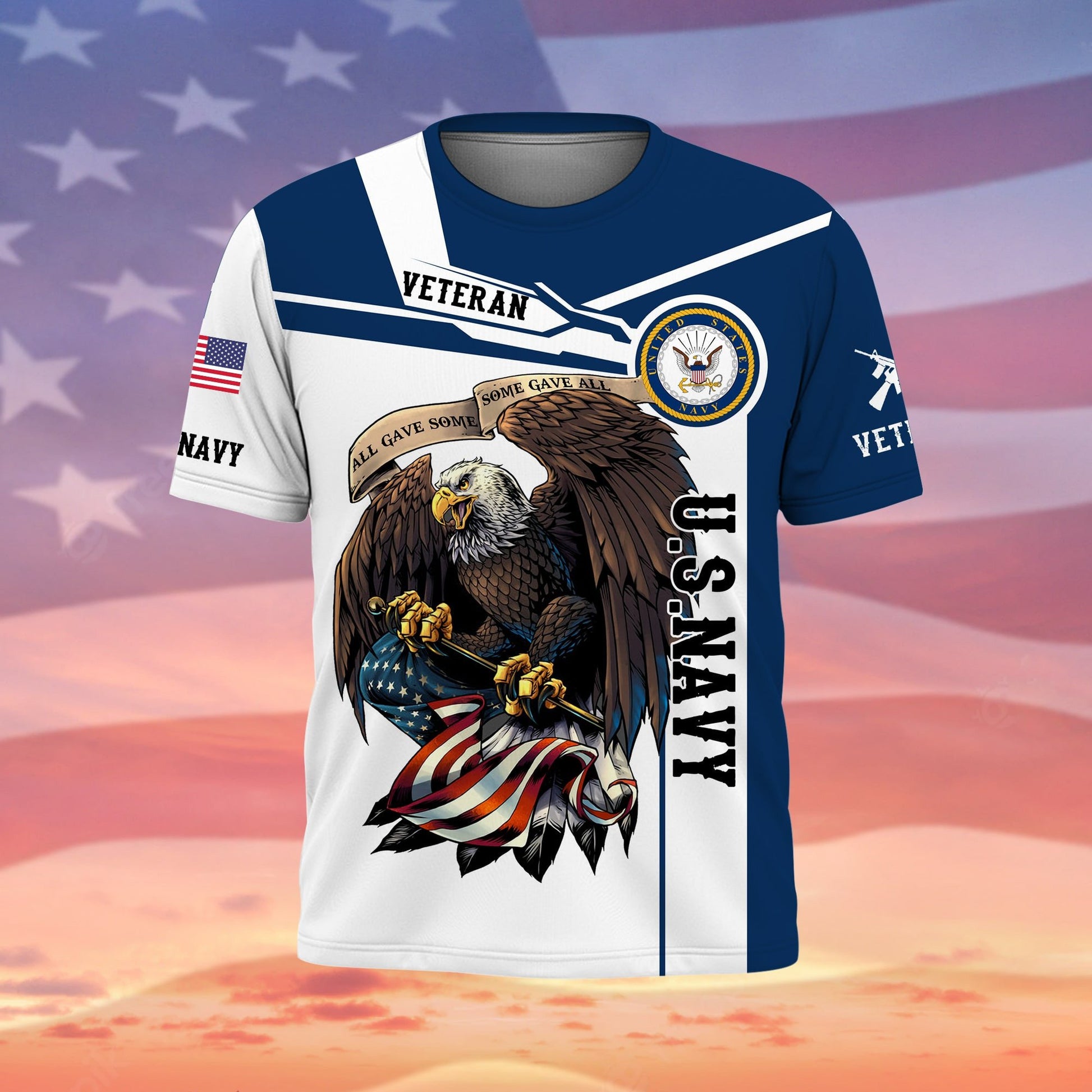 Premium Honoring All Who Served US Veteran T-Shirt NPVC240802