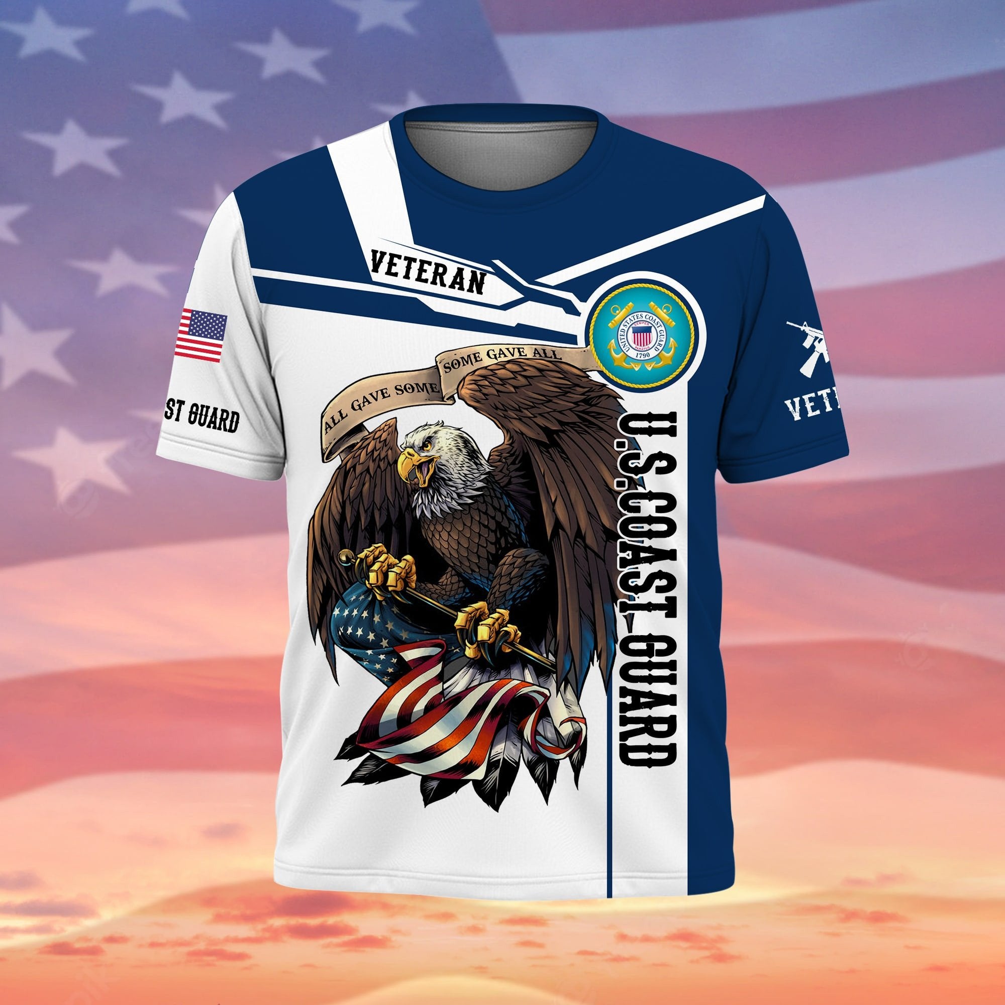 Premium Honoring All Who Served US Veteran T-Shirt NPVC240802