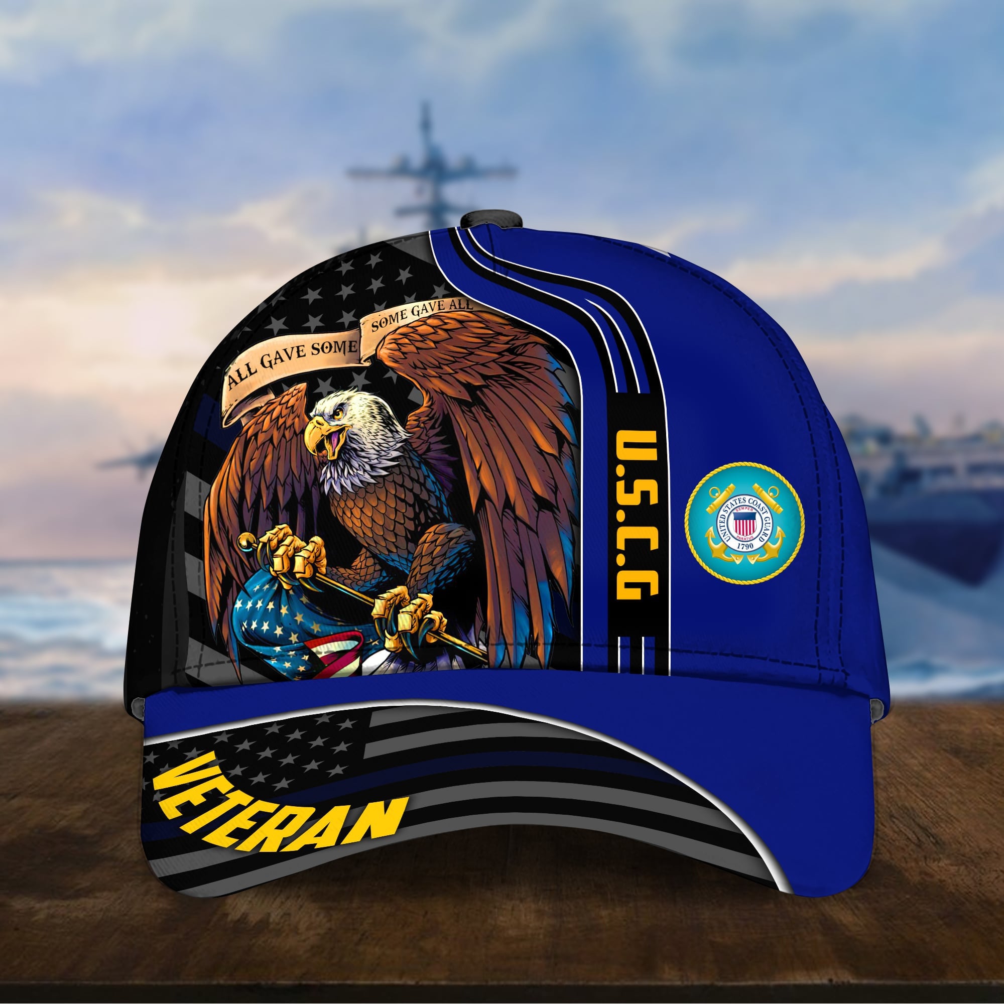 Premium Honoring All Who Served US Veteran Cap NPVC171002