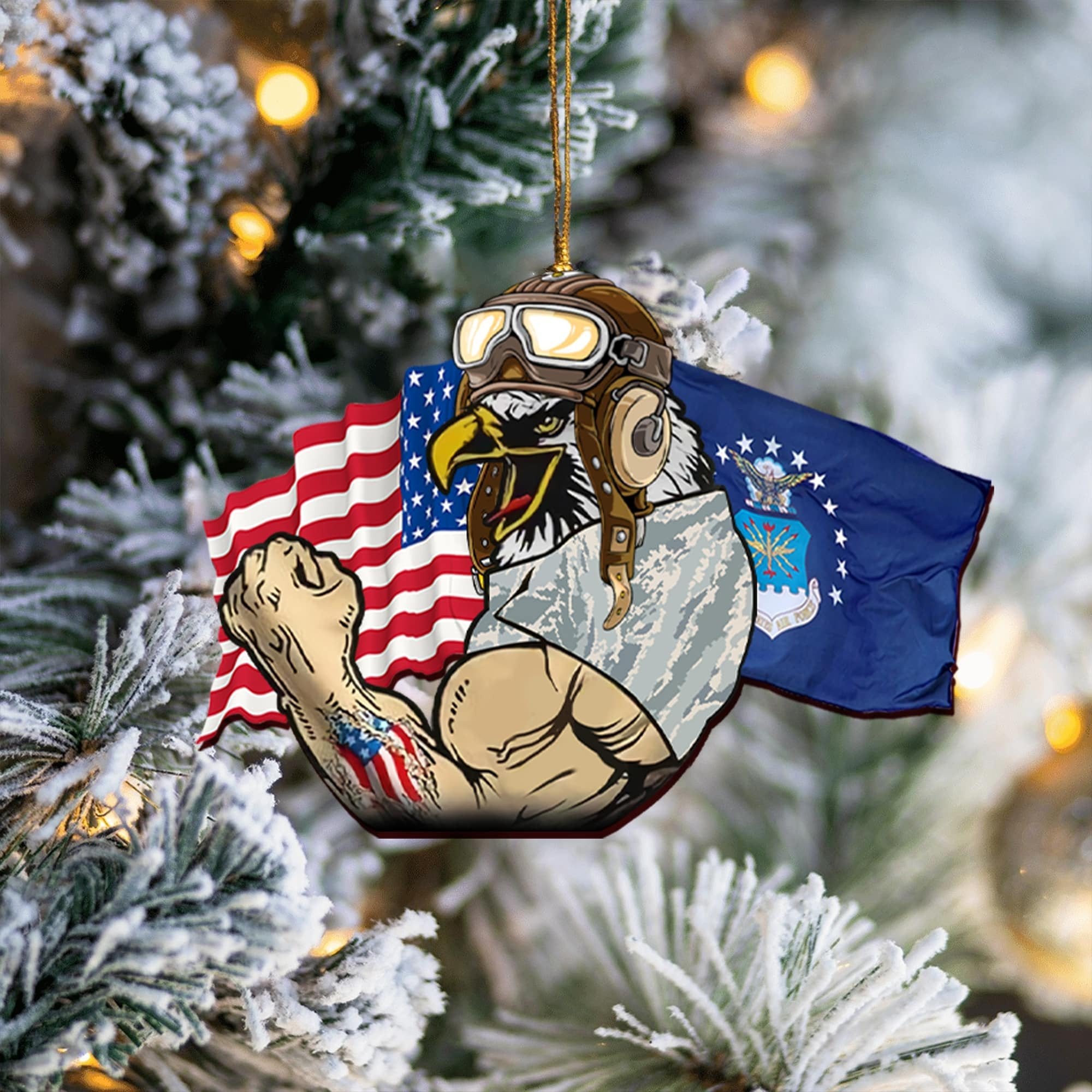 Premium US Veteran Ornament NPVC031002