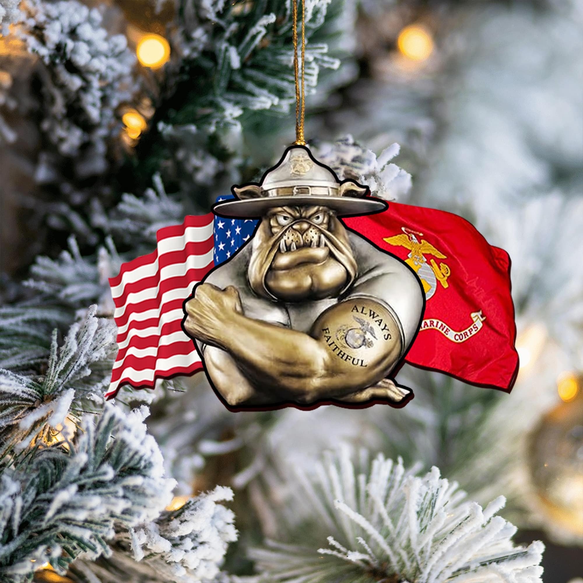 Premium US Veteran Ornament NPVC031002
