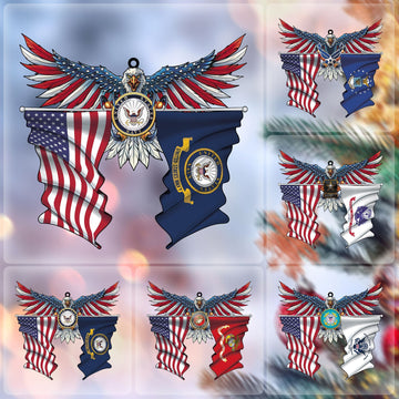 Premium Eagle US Veteran Ornament NPVC071015
