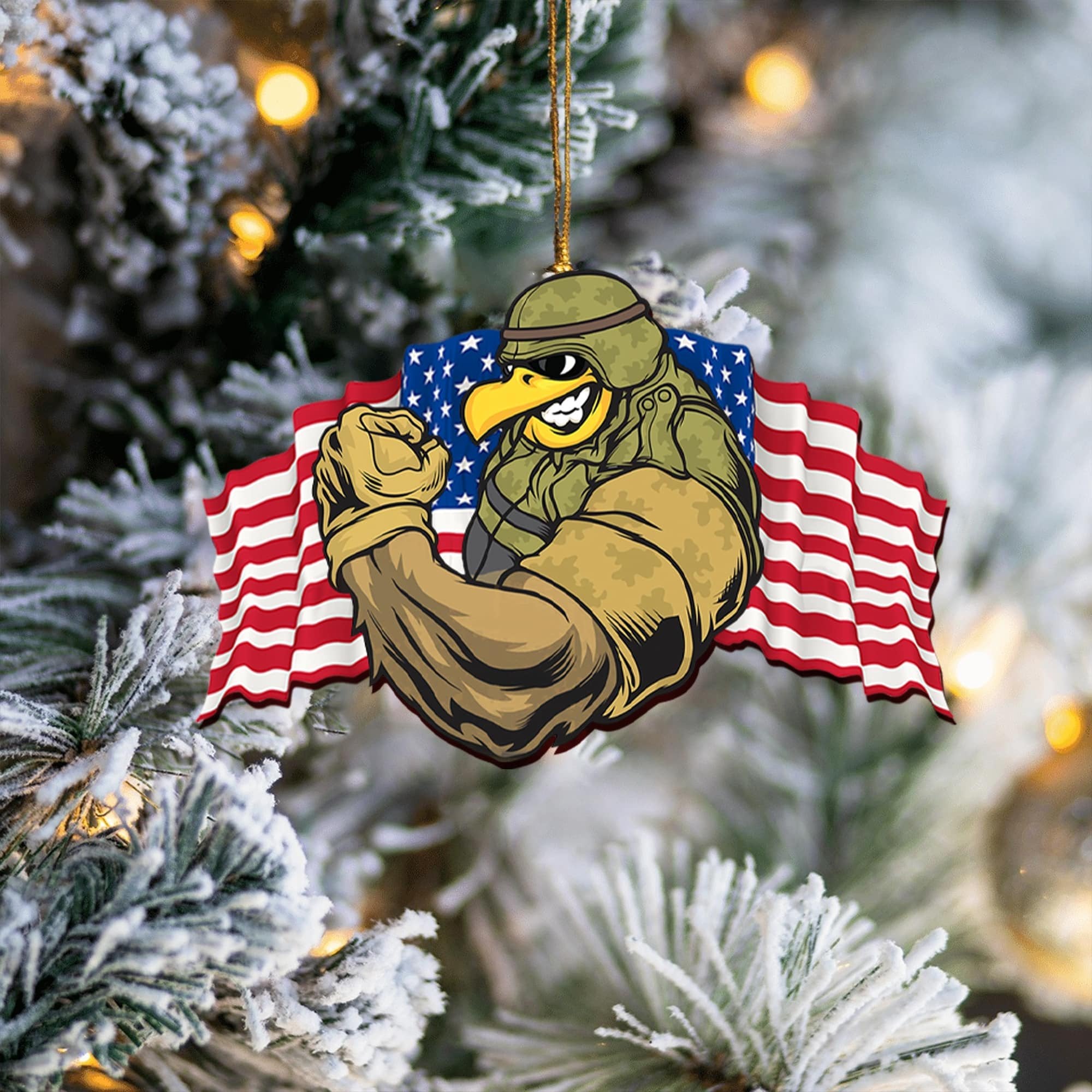 Premium US Veteran Ornament NPVC031002