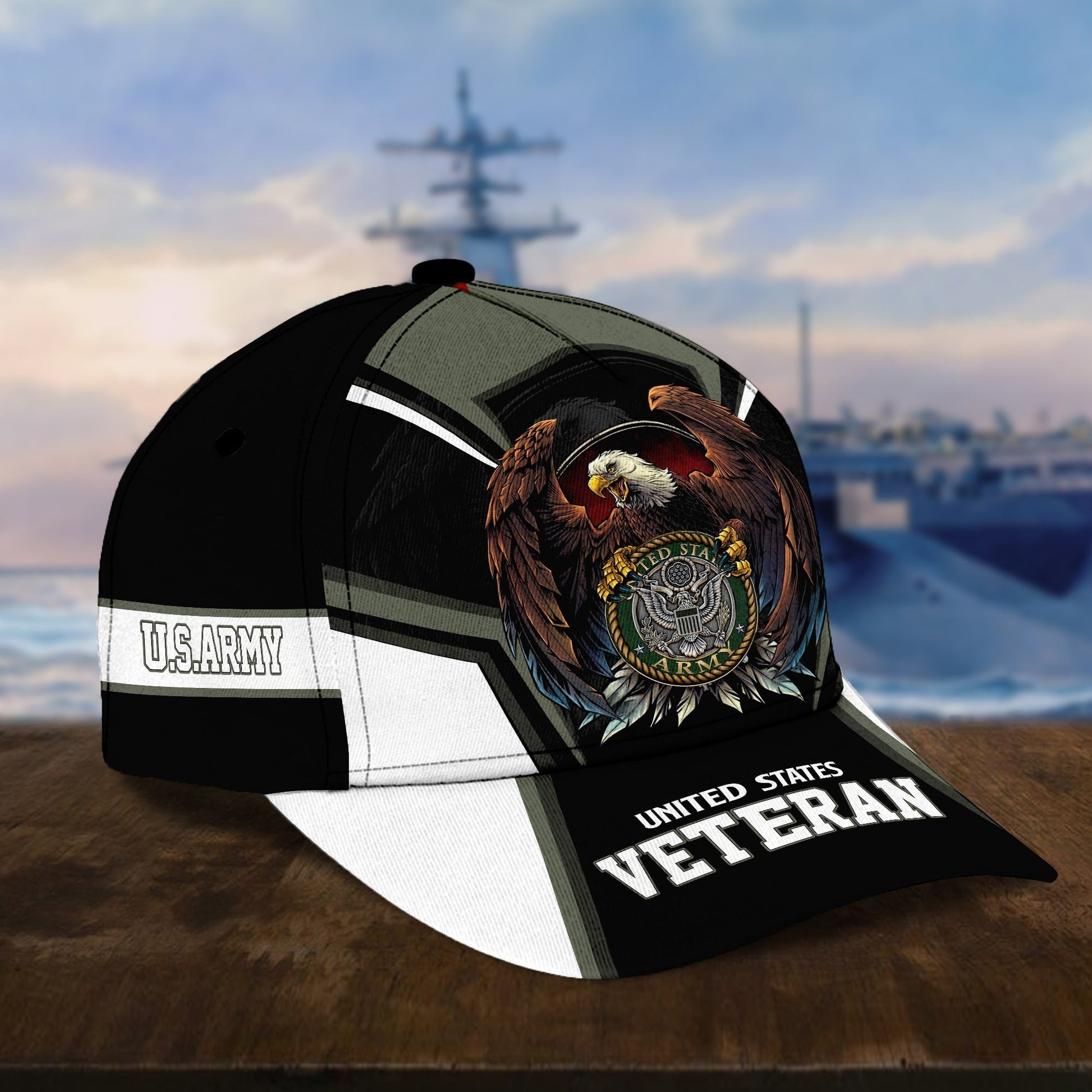 Premium Eagle US Veteran Cap NPVC251002