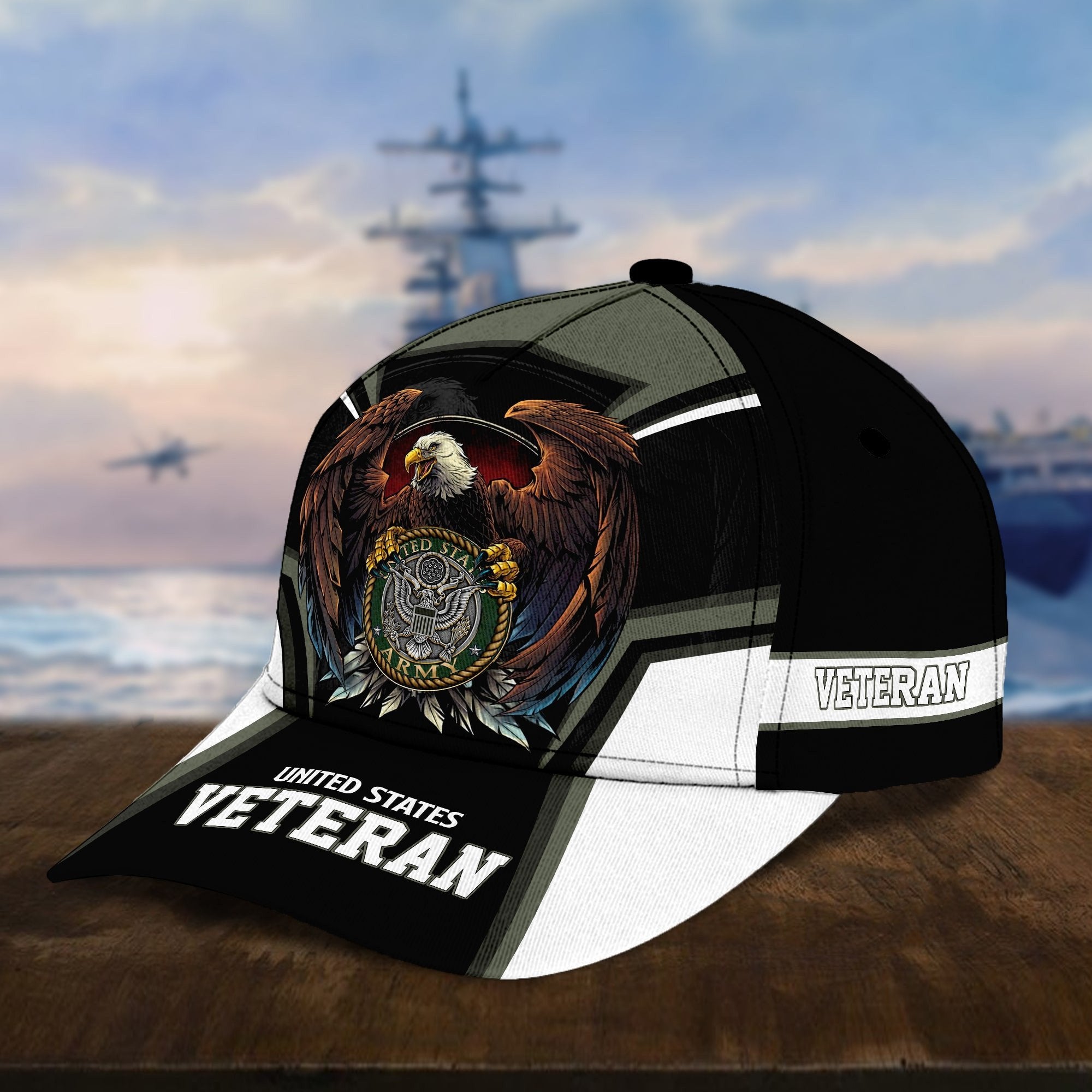 Premium Eagle US Veteran Cap NPVC251002