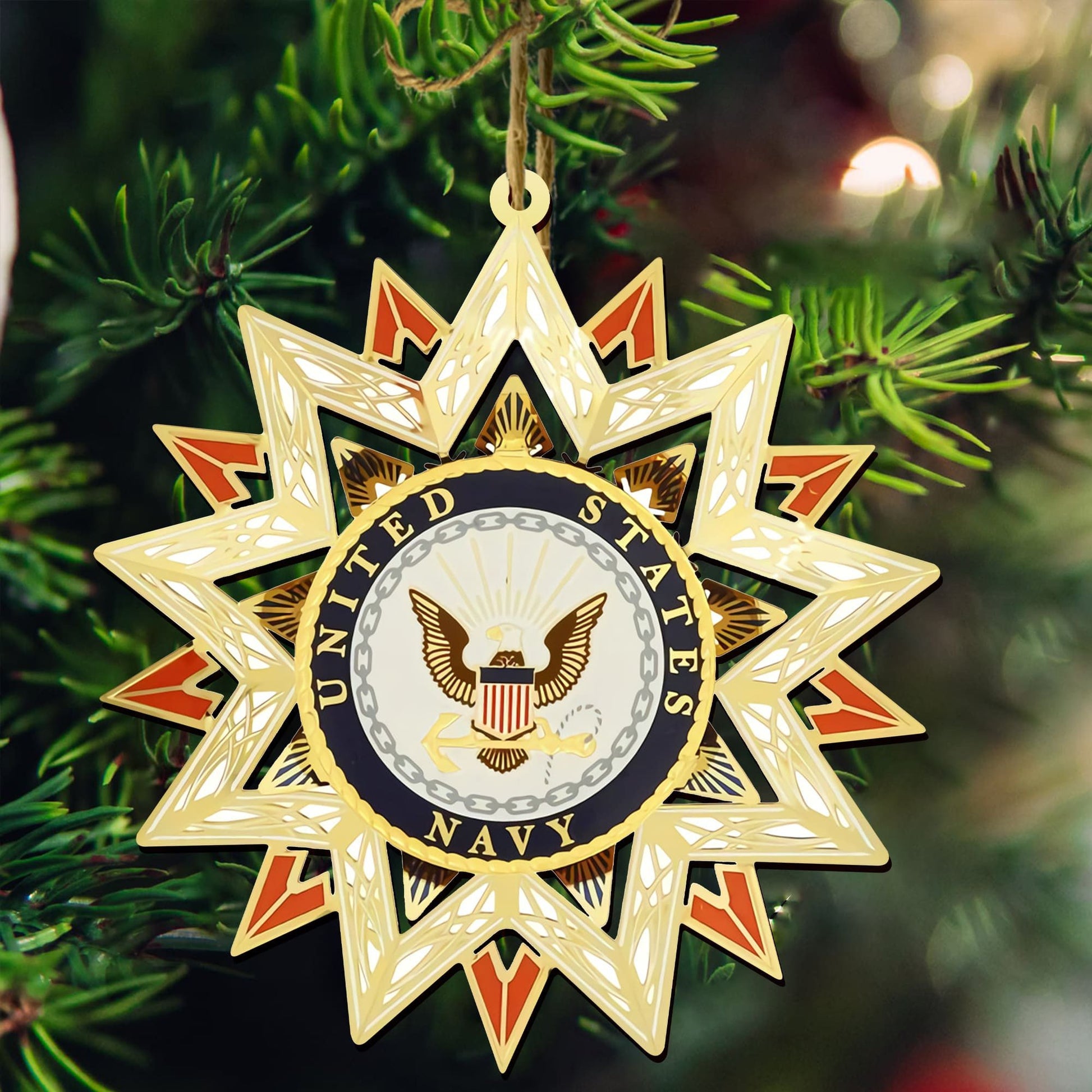 Premium US Veteran Ornament NPVC041104