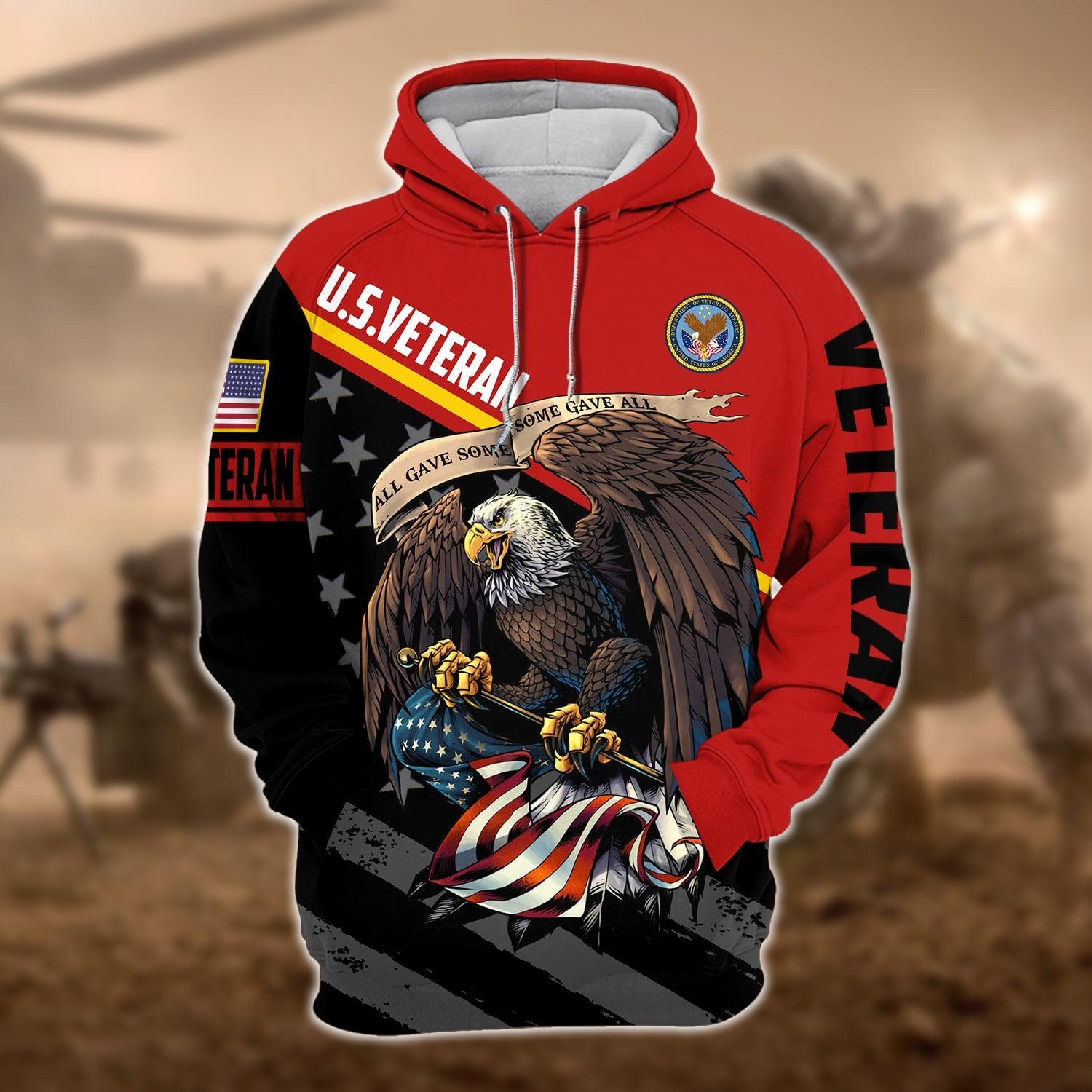 Premium All Gave Some Some Gave All US Veteran Hoodie NPVC161201