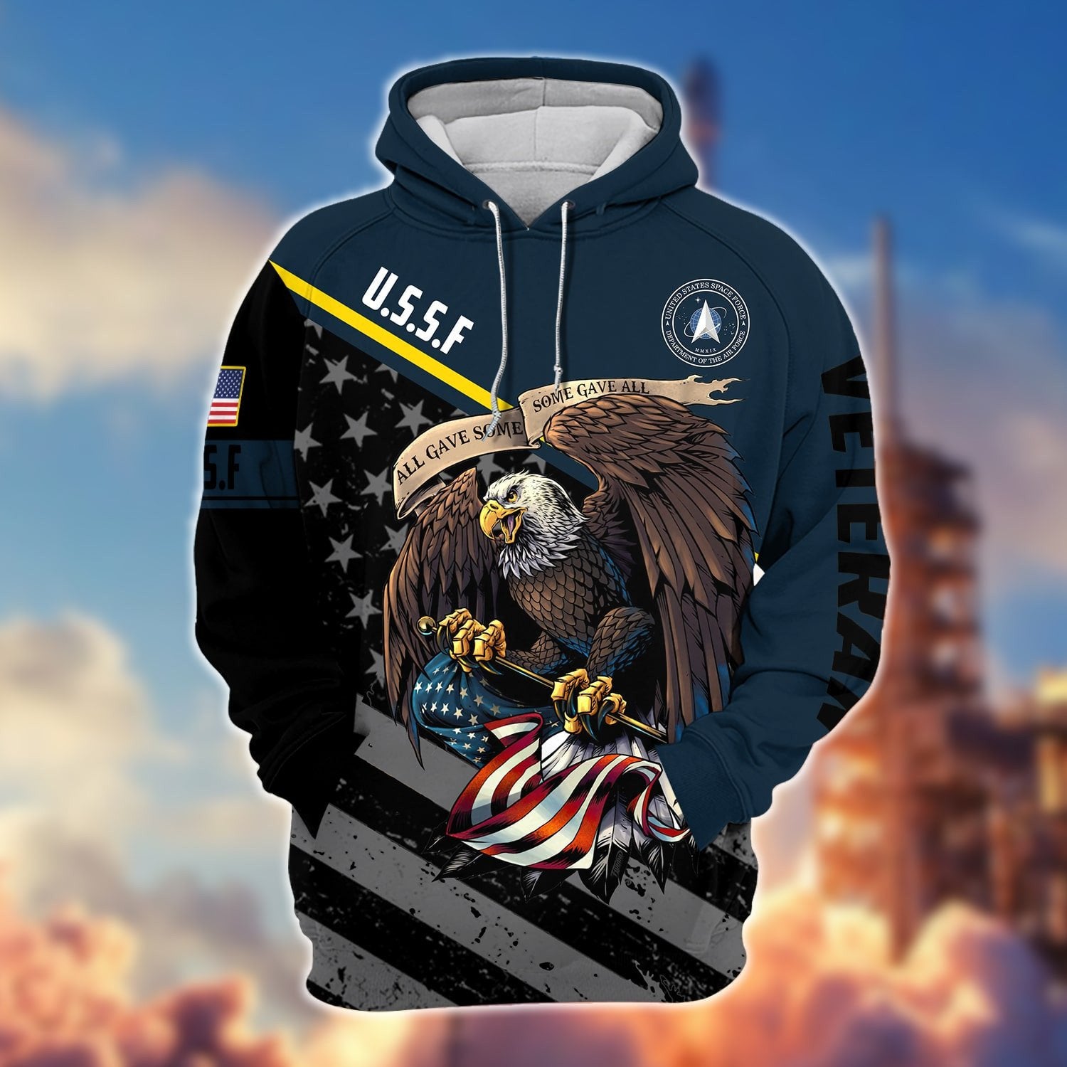 Premium All Gave Some Some Gave All US Veteran Hoodie NPVC161201