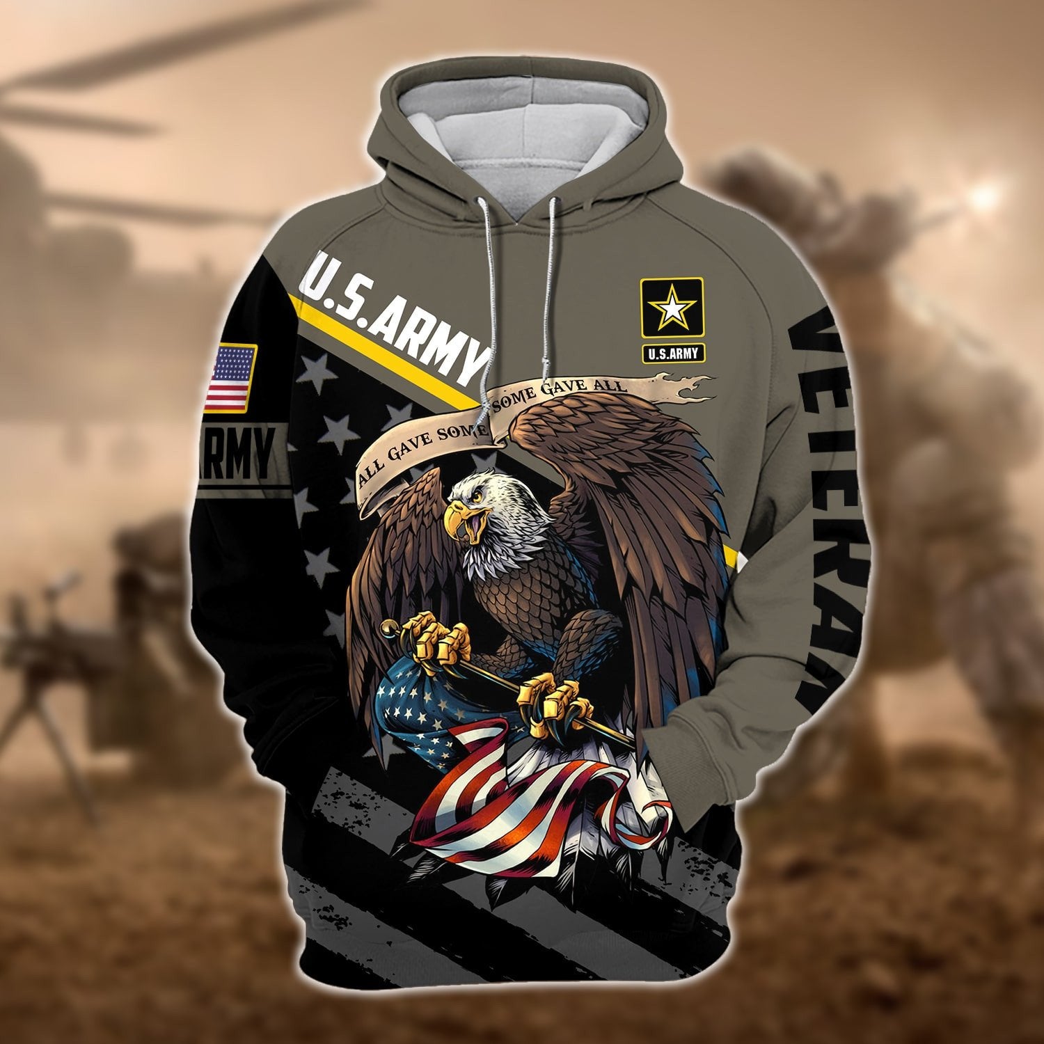 Premium All Gave Some Some Gave All US Veteran Hoodie NPVC161201