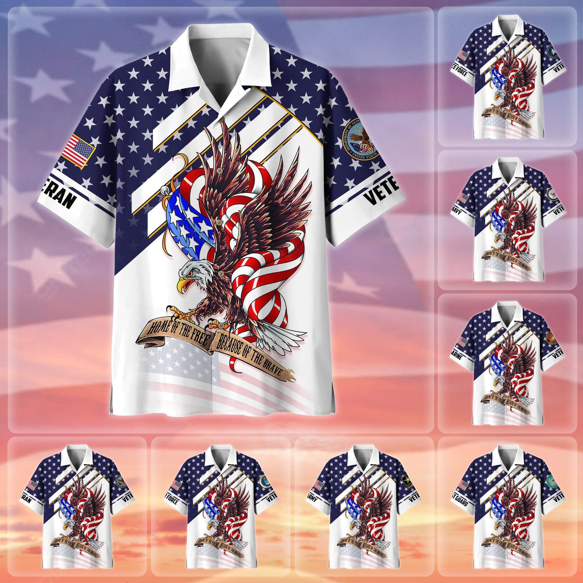 Premium Home Of The Free Hawaii Shirt NPVC140205