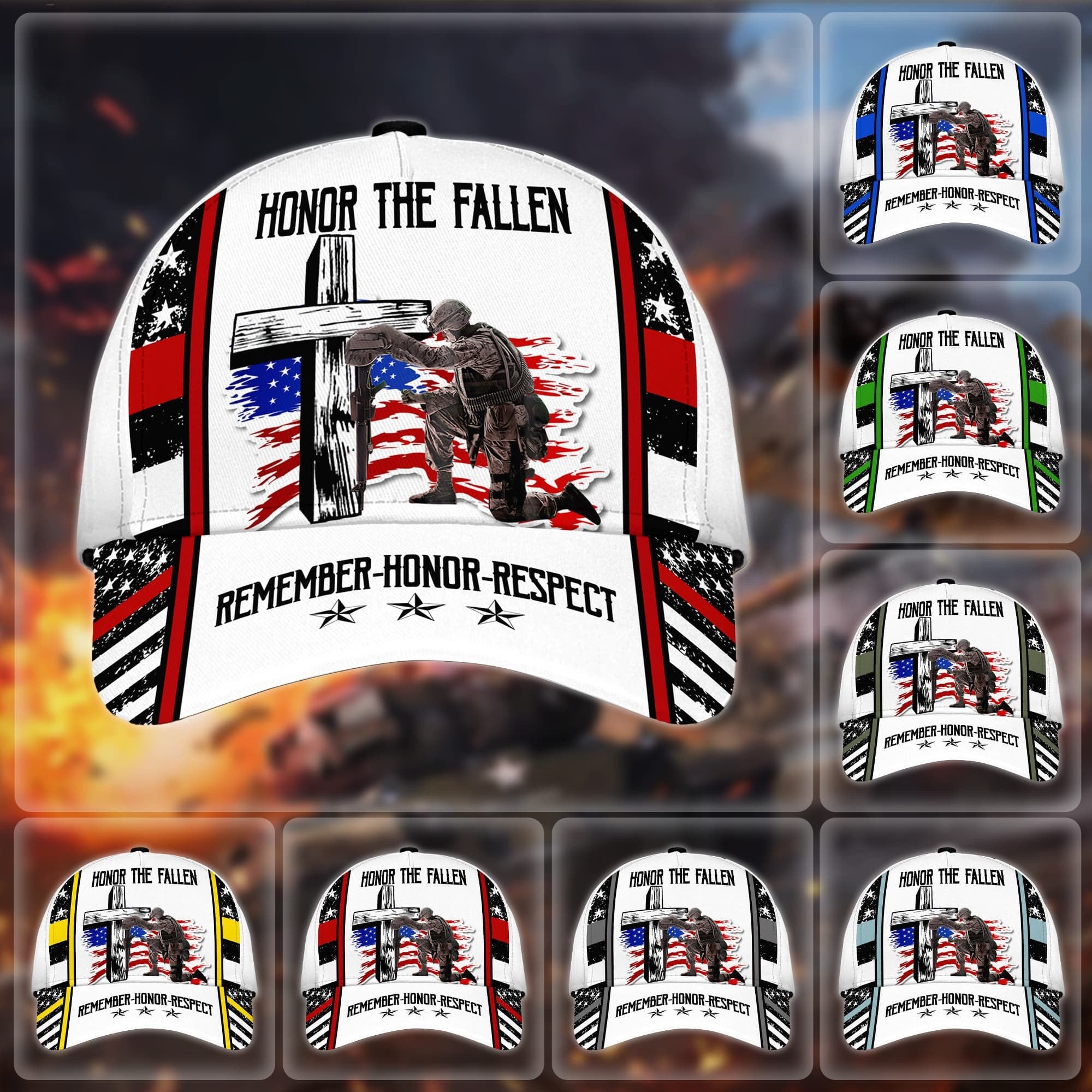 Premium Honor The Fallen Cap NPVC200303