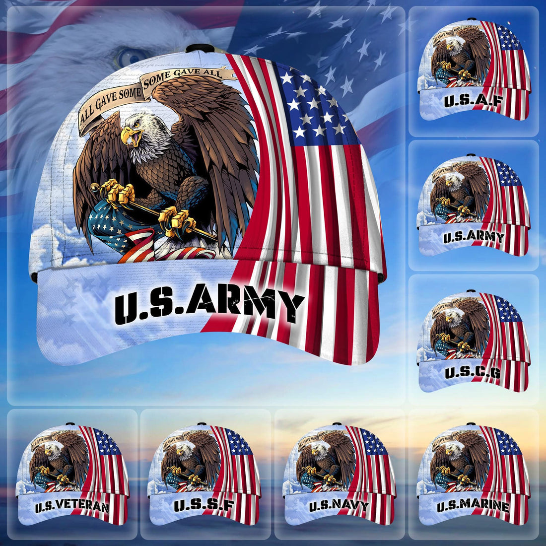 Premium Eagle US Veteran Cap NPVC160601