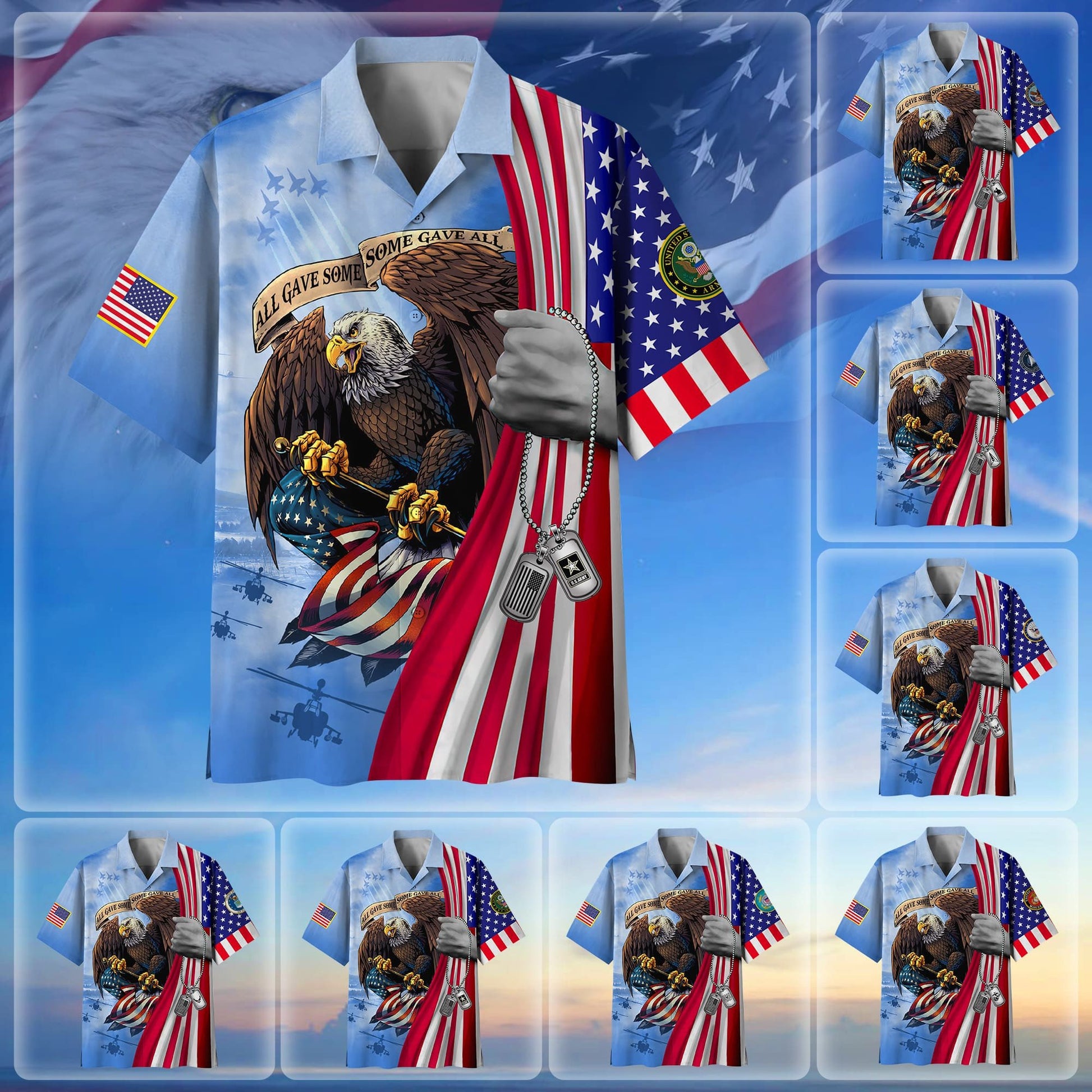 Premium American Pride US Veteran Hawaii Shirt NPVC150603