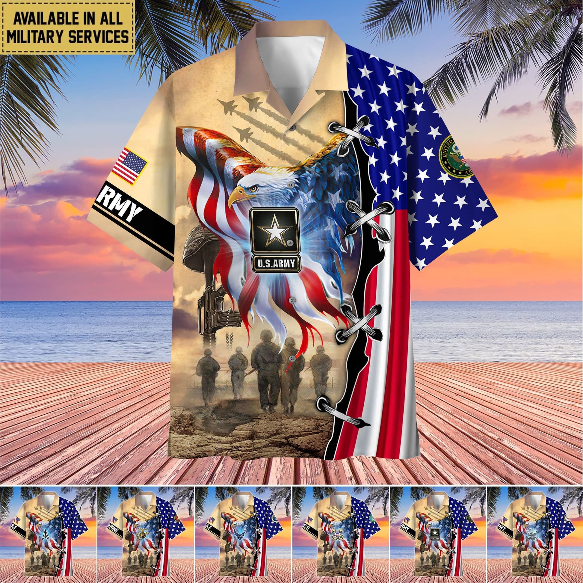 Premium Honoring All Who Served US Veteran Hawaii Shirt APVC140703