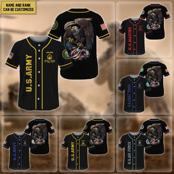 Premium Personalised All Gave Some US Veteran Baseball Jersey NPVC110201