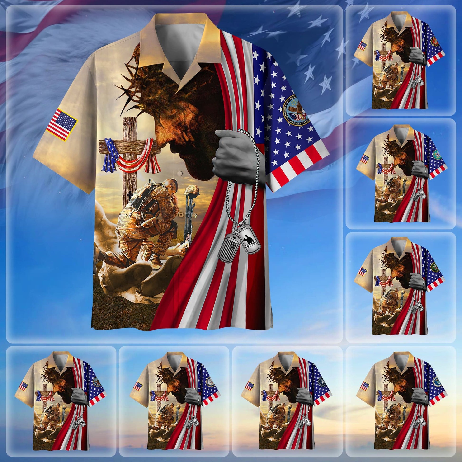 Premium Honor The Fallen US Veteran Hawaii Shirt NPVC130602