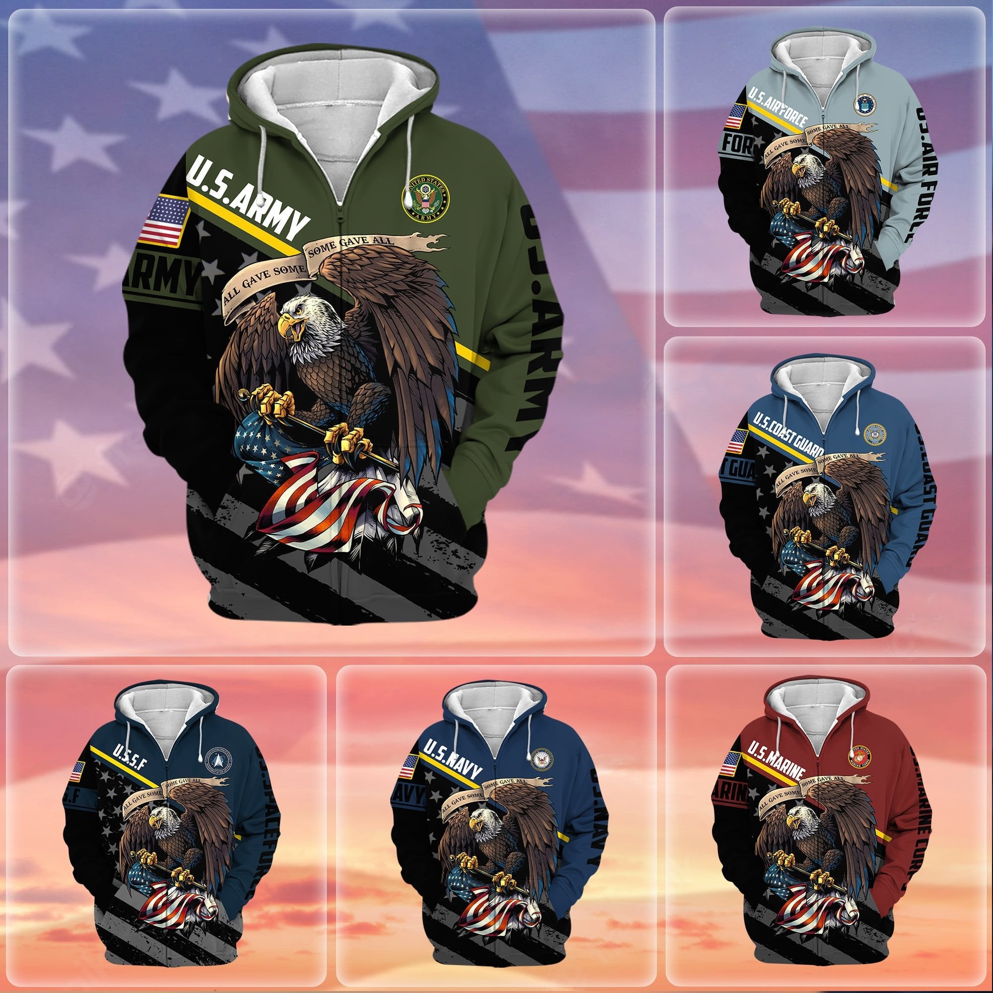 Premium All Gave Some Some Gave All US Military NPVC130201