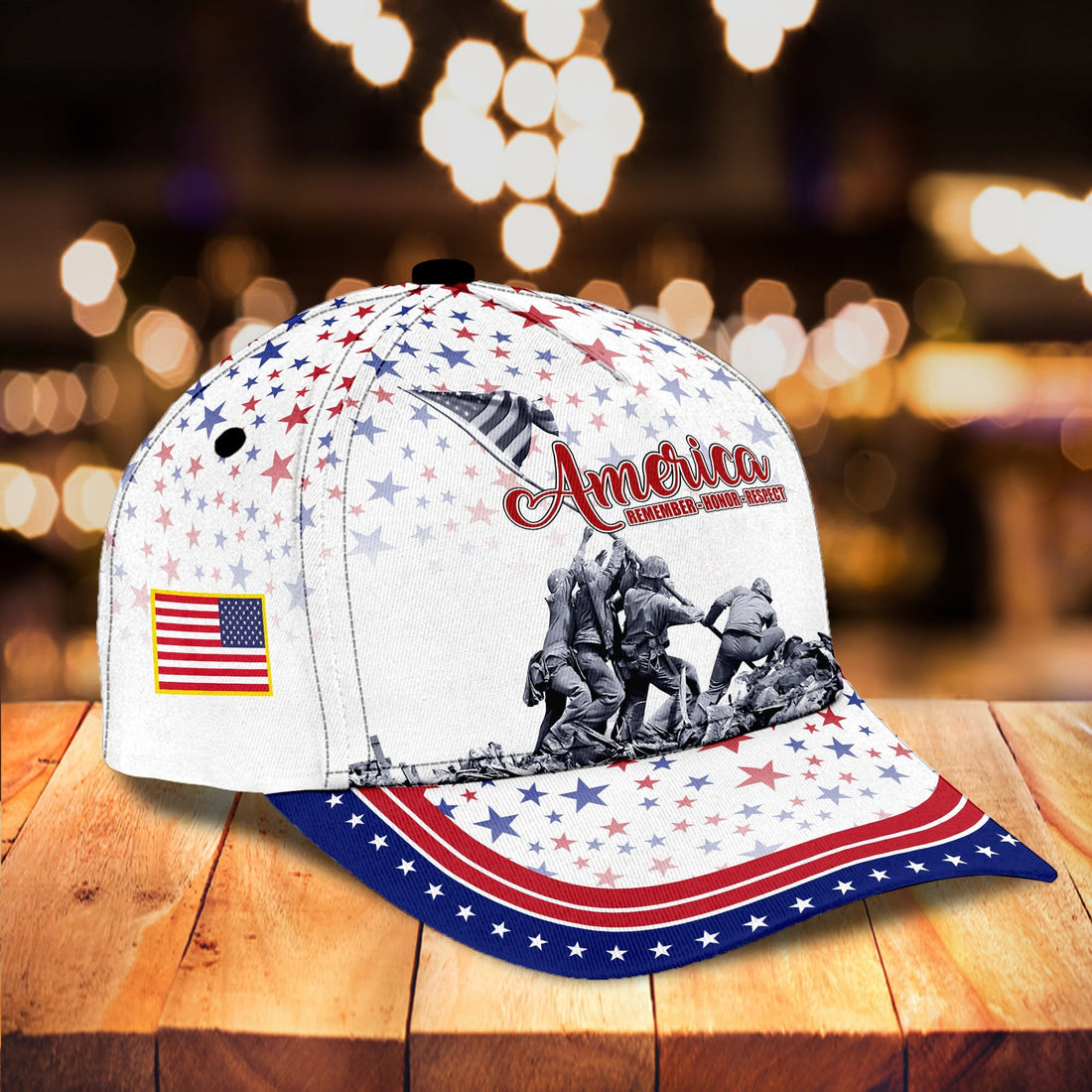 Premium America Honor-Remember-Respect US Veteran Cap NPVC150210