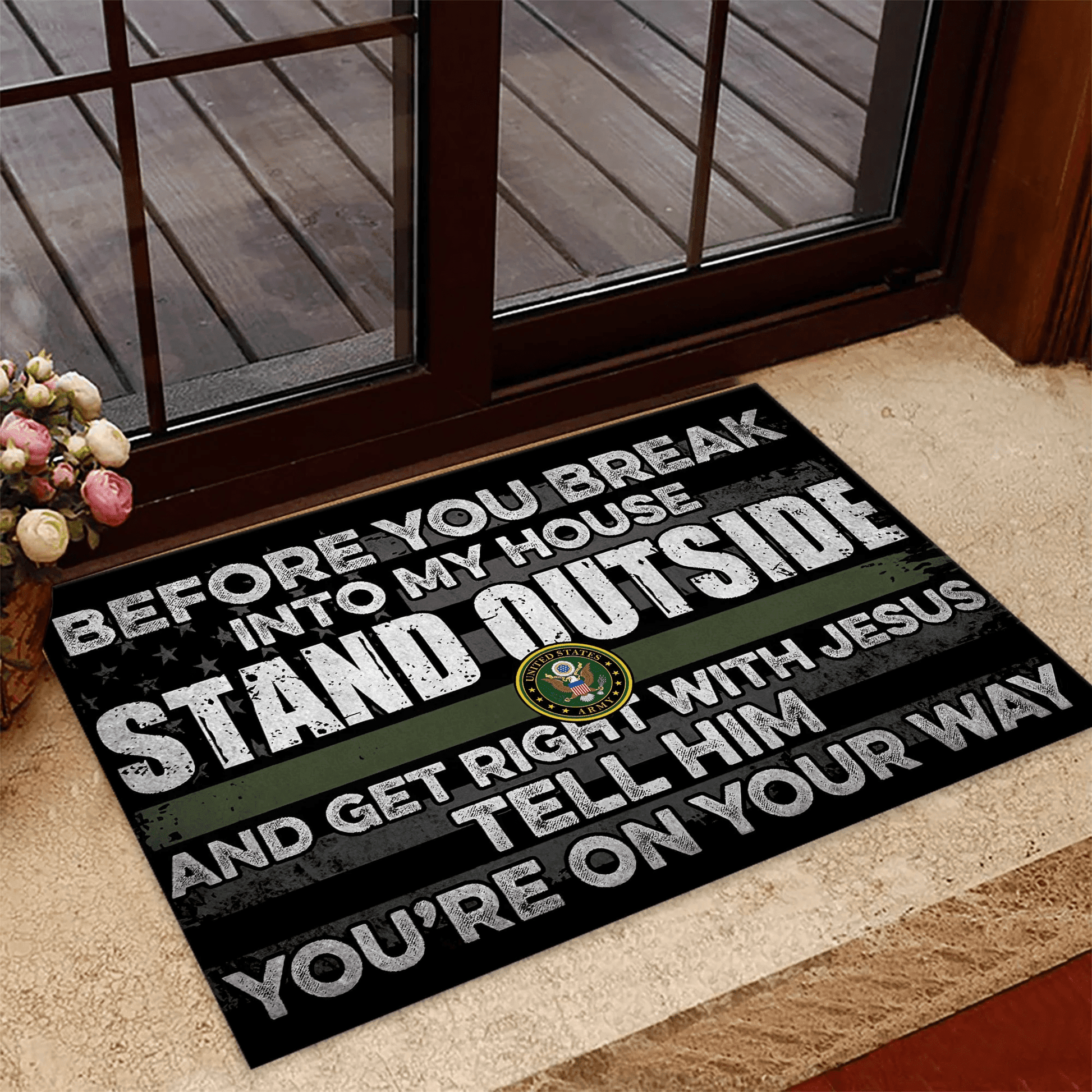 Premium Unique US Veteran Doormat NPVC210410