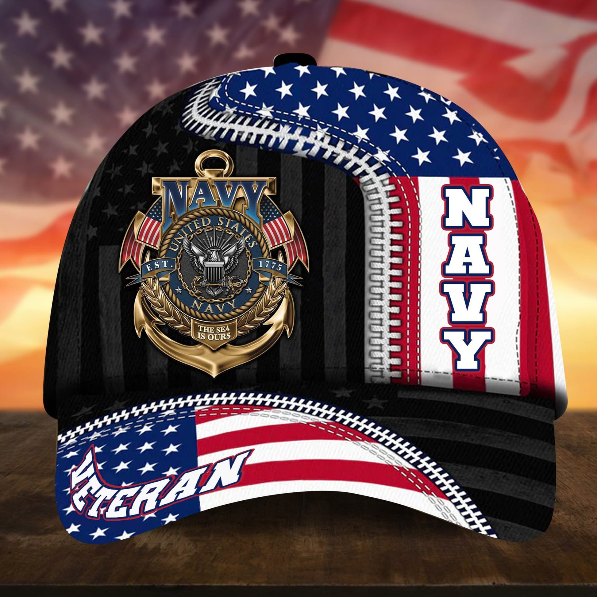 Unique Proudly Served US Veteran Cap NPVC310505