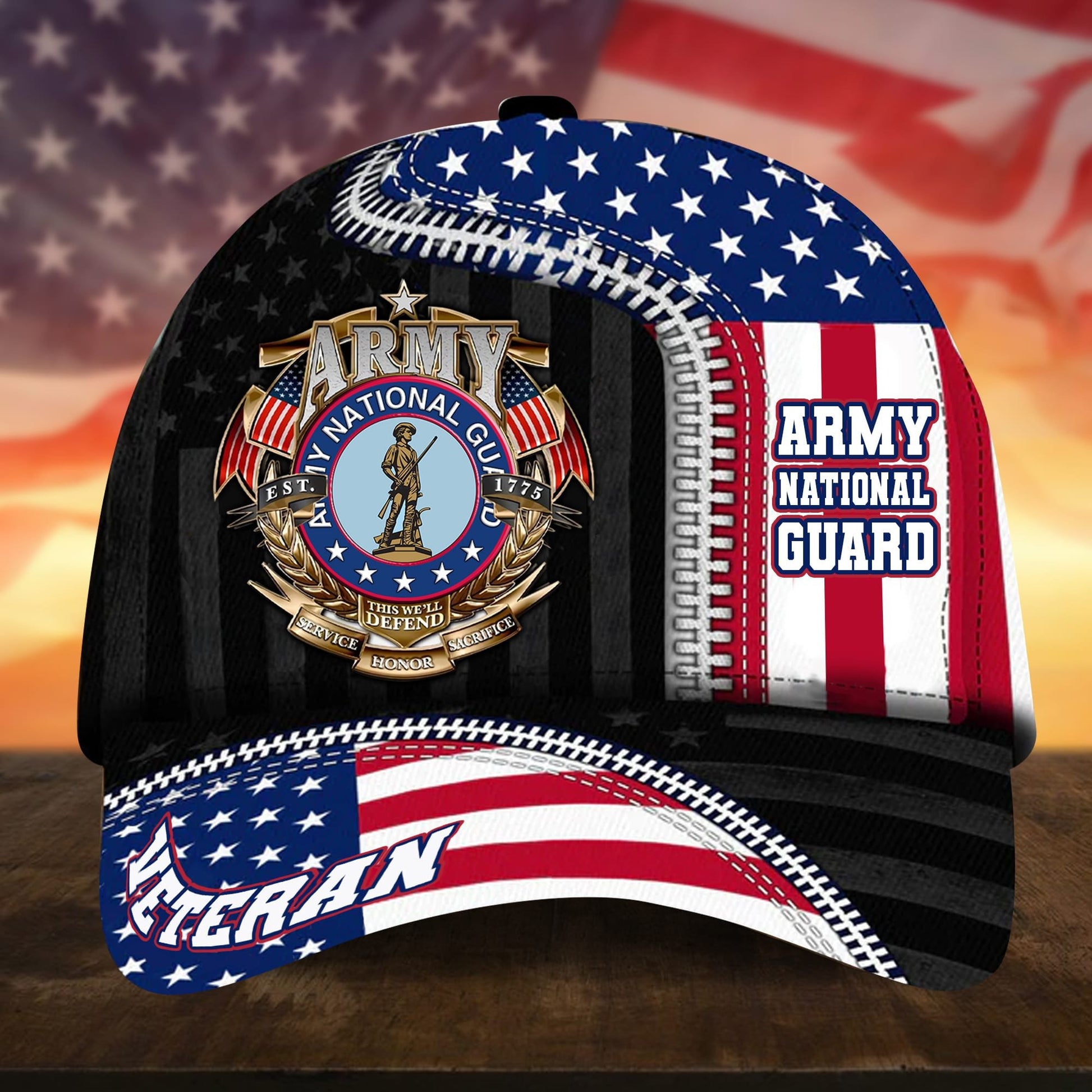 Unique Proudly Served US Veteran Cap NPVC310505