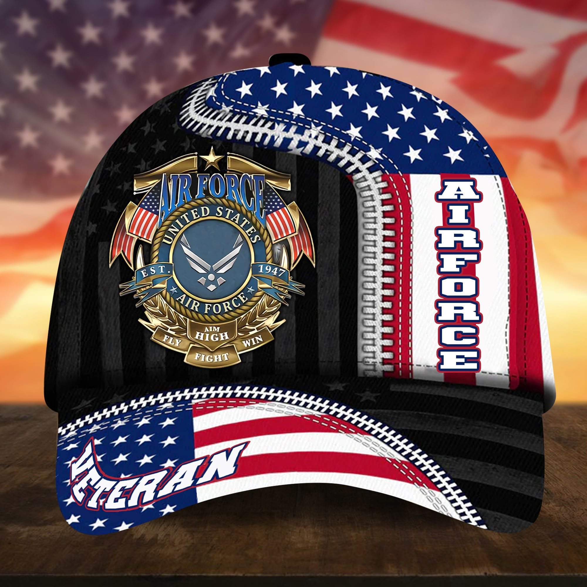 Unique Proudly Served US Veteran Cap NPVC310505
