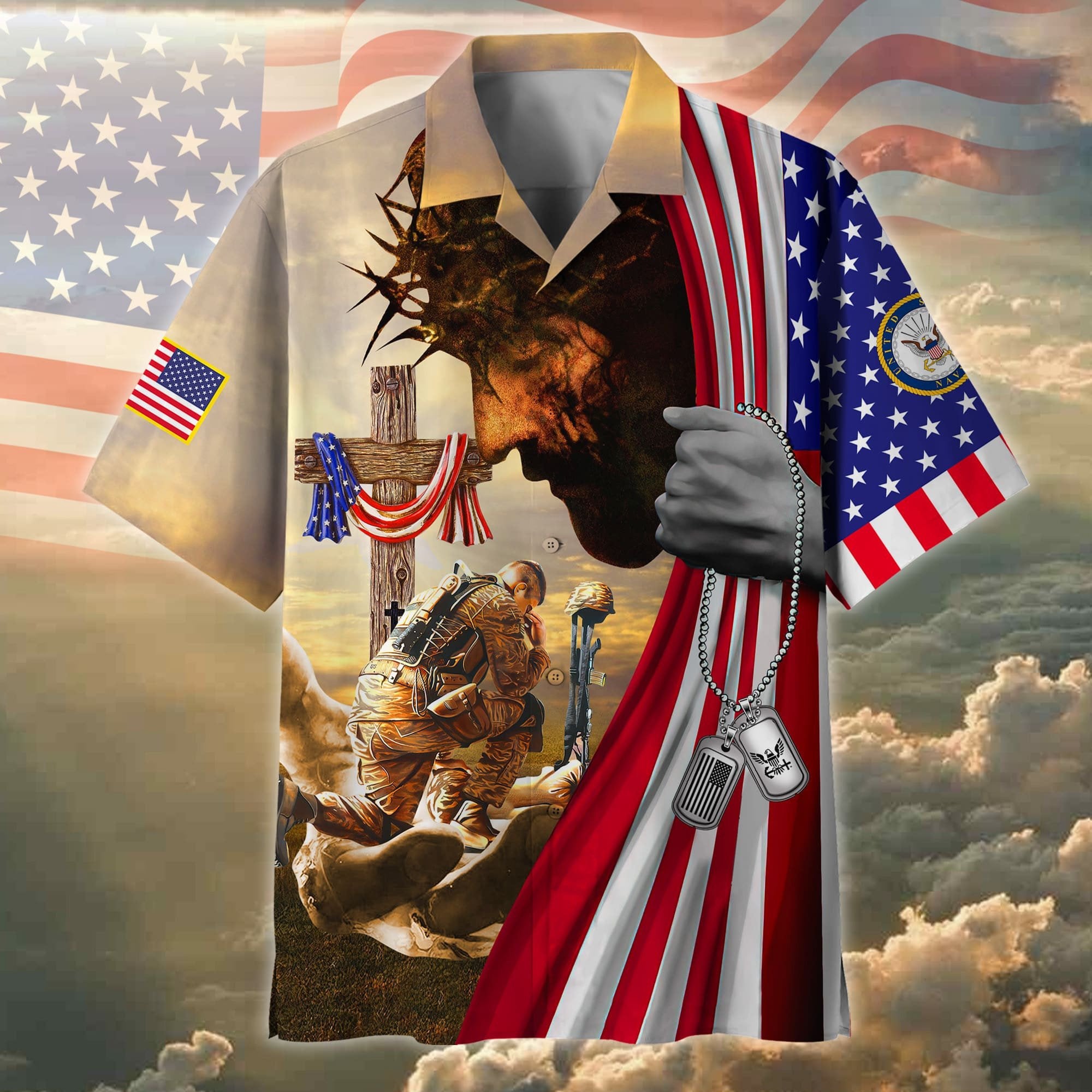 Premium Honor The Fallen US Veteran Hawaii Shirt NPVC130602