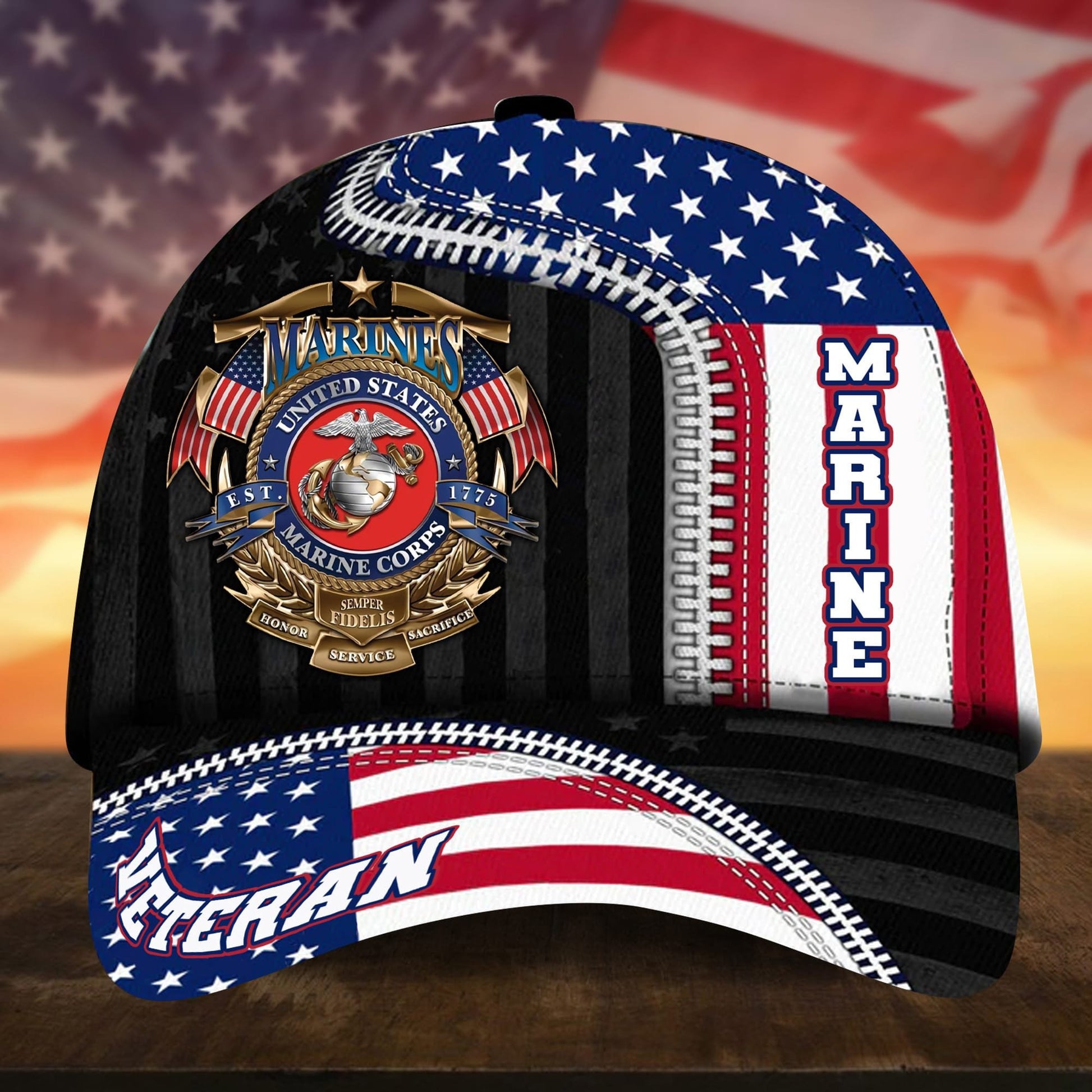 Unique Proudly Served US Veteran Cap NPVC310505