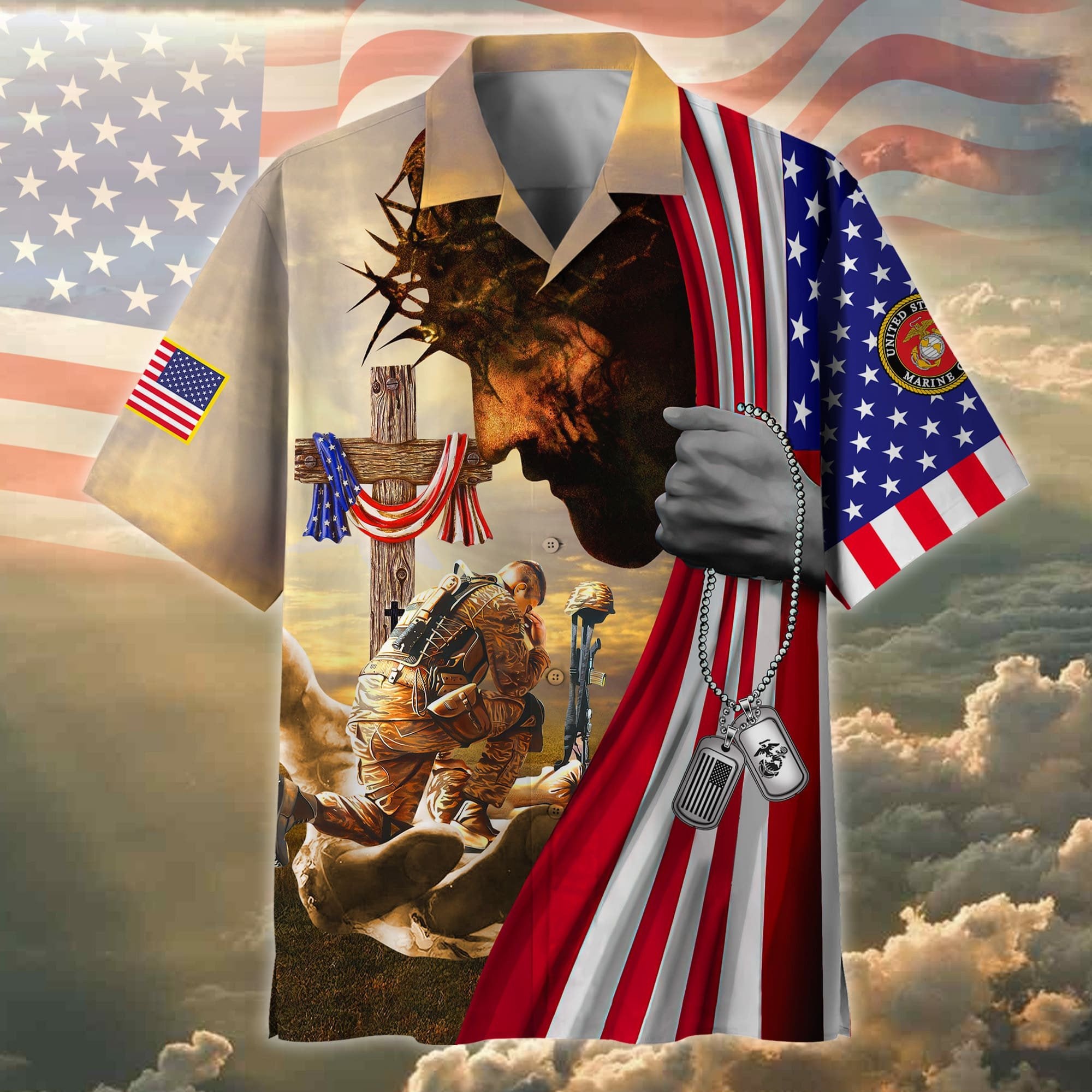 Premium Honor The Fallen US Veteran Hawaii Shirt NPVC130602