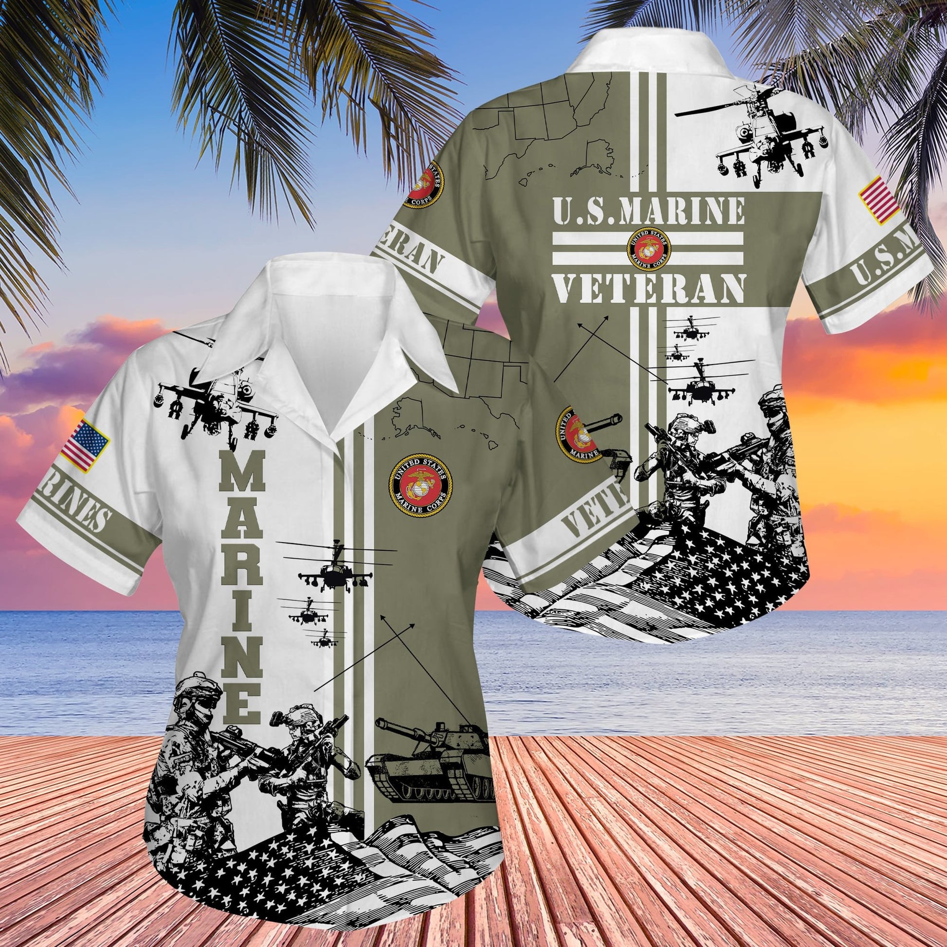 Premium Proudly Served Hawaii Shirt For Female Veteran NPVC110710