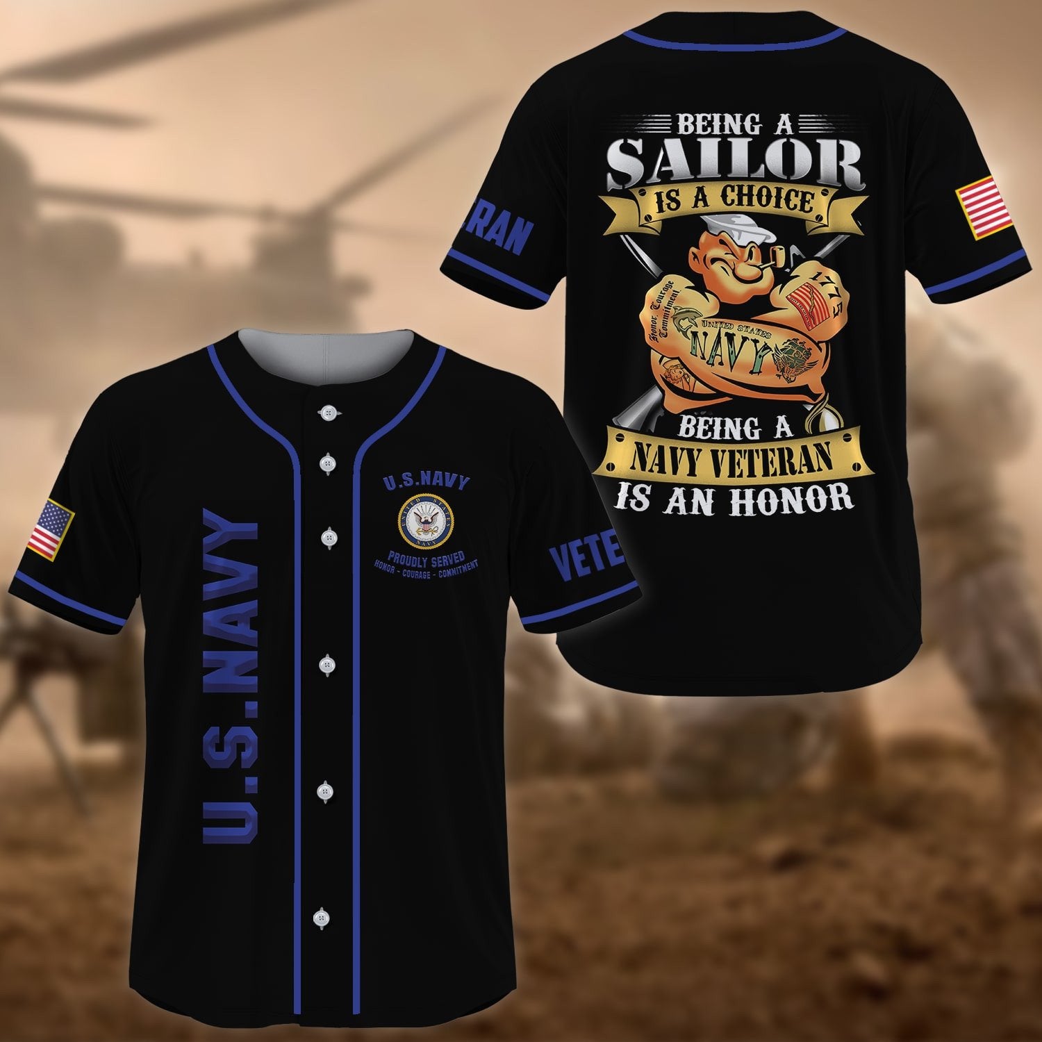 Premium Being A Veteran Is An Honor US Veteran Baseball Jersey NPVC310301