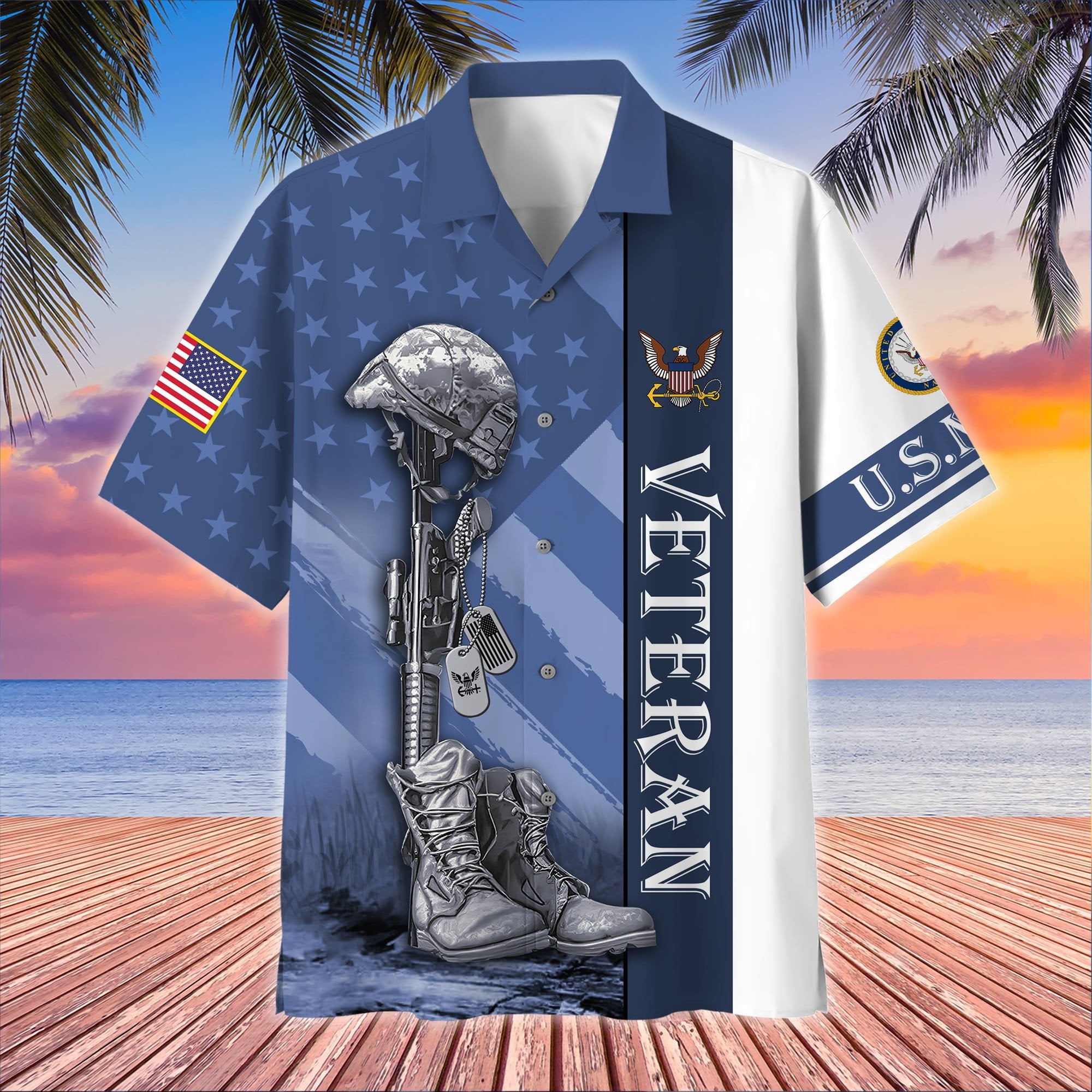 Premium Multiple US Military Services US Veteran Hawaii Shirt APVC120703