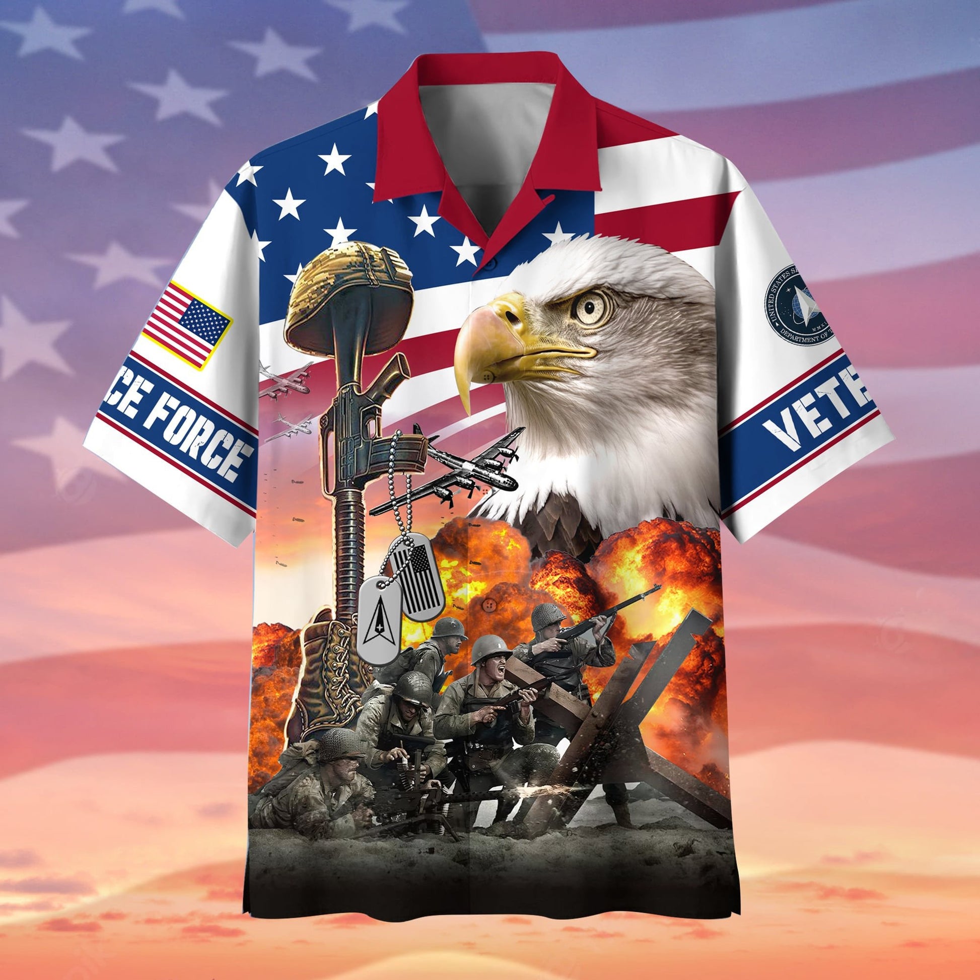 Premium Honoring All Who Served US Veteran Hawaii Shirt APVC130701