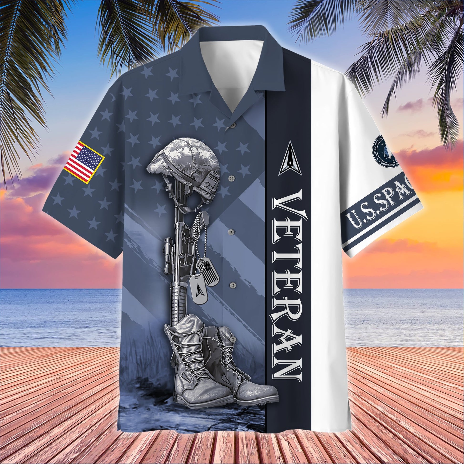 Premium Multiple US Military Services US Veteran Hawaii Shirt APVC120703