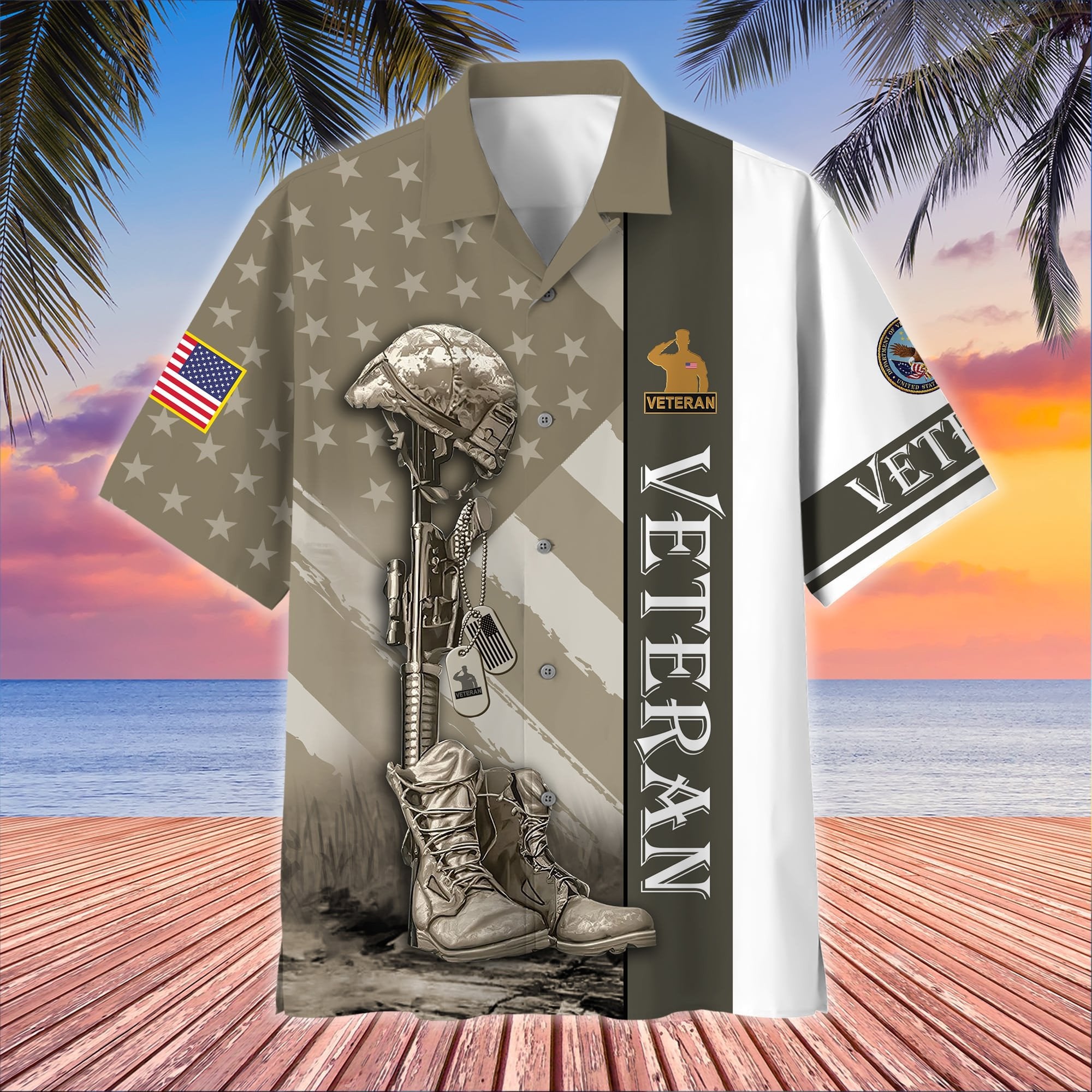 Premium Multiple US Military Services US Veteran Hawaii Shirt APVC120703