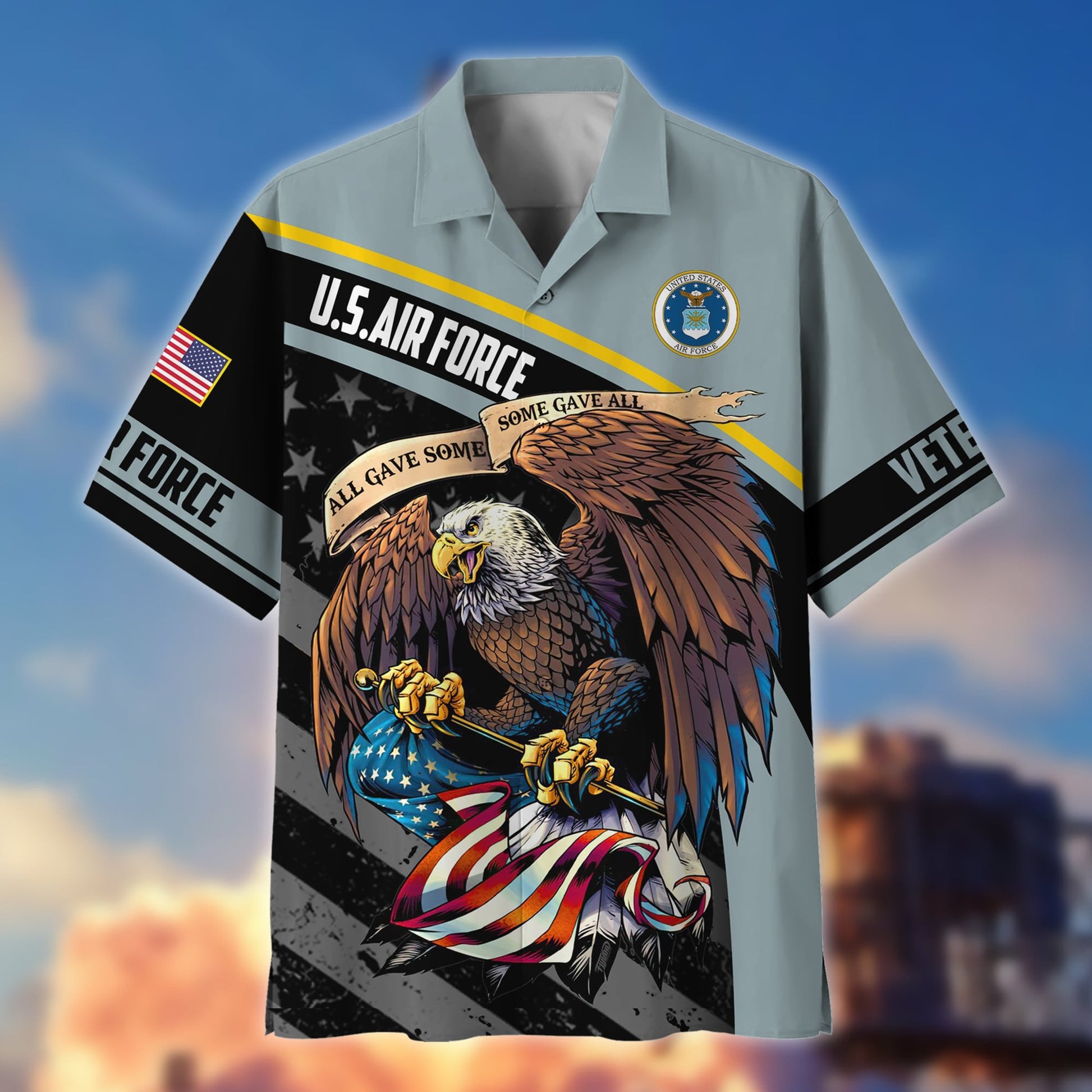 Premium Eagle US Veteran Hawaii Shirt NPVC060302