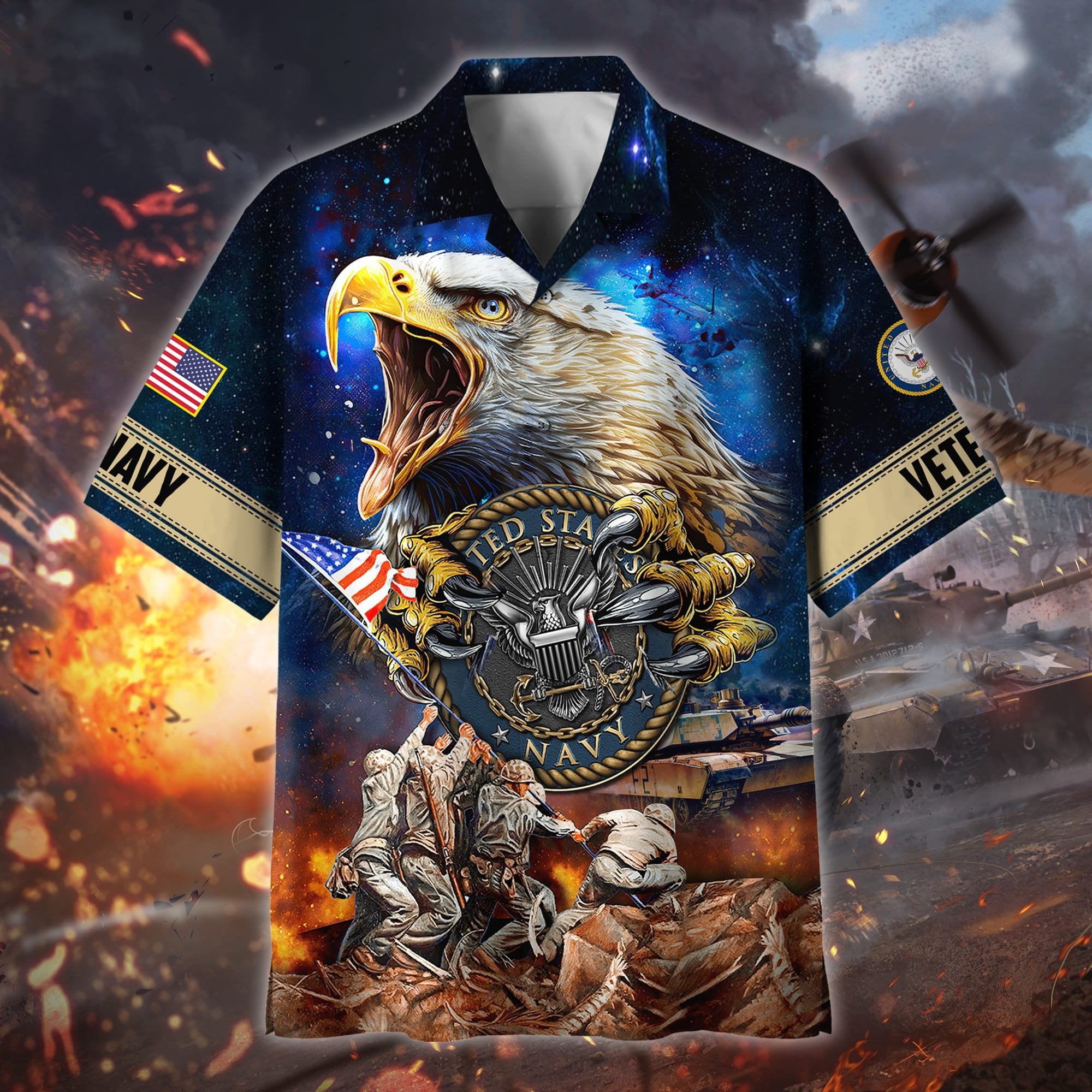 Premium Honoring All Who Served US Veteran Hawaii Shirt NPVC200302