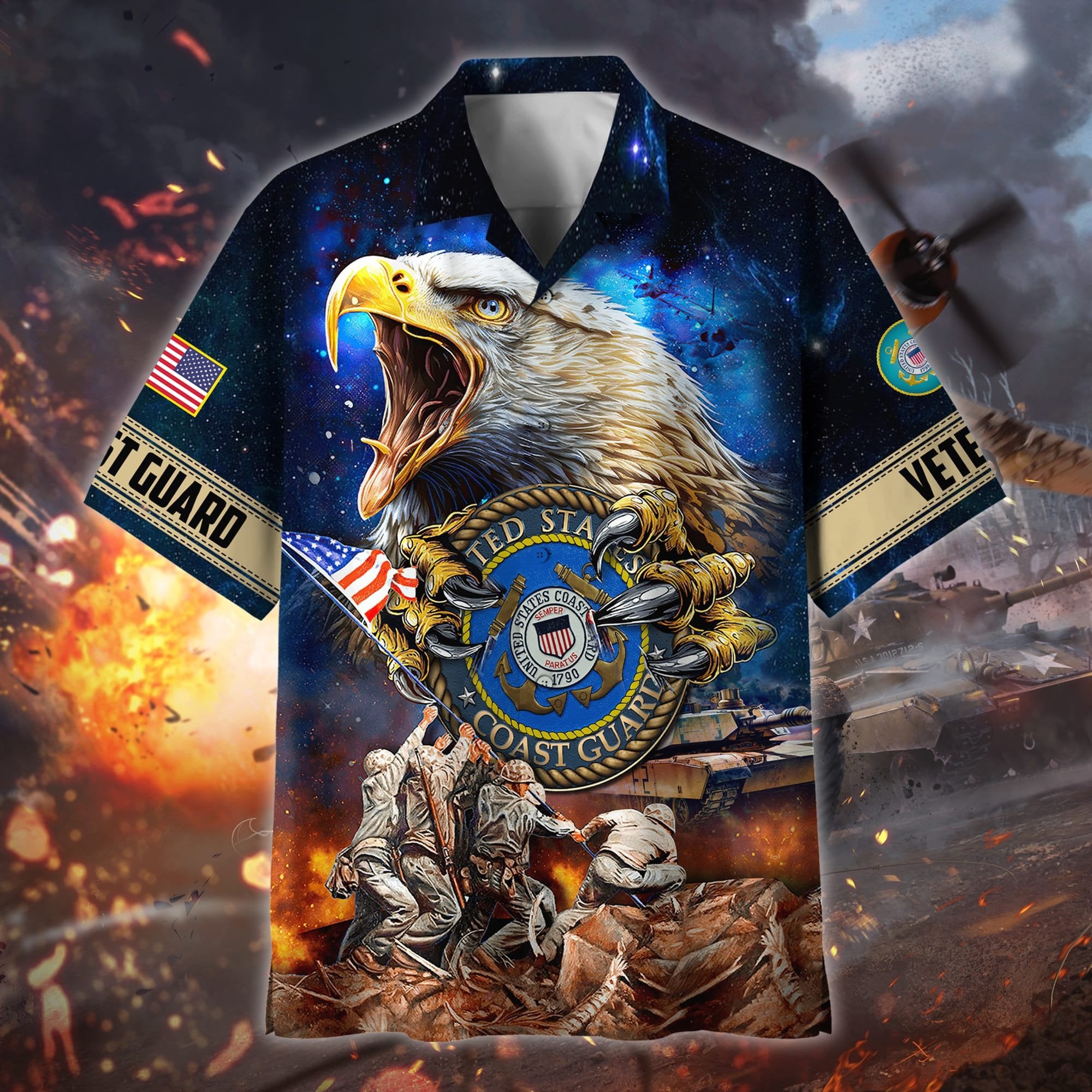 Premium Honoring All Who Served US Veteran Hawaii Shirt NPVC200302