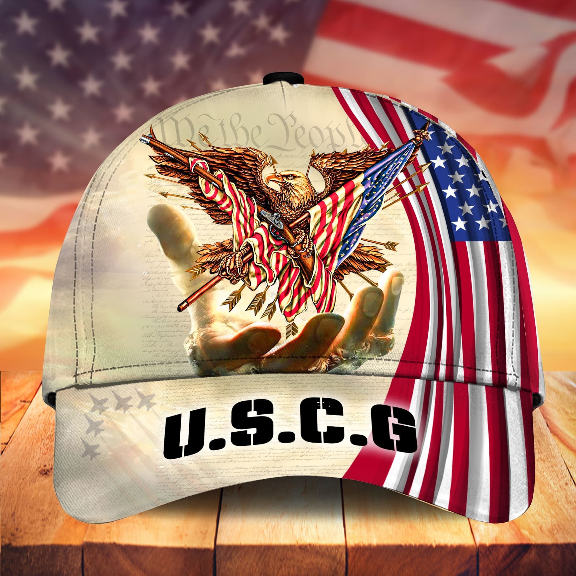 Premium Proudly Served US Veteran Cap APVC110701