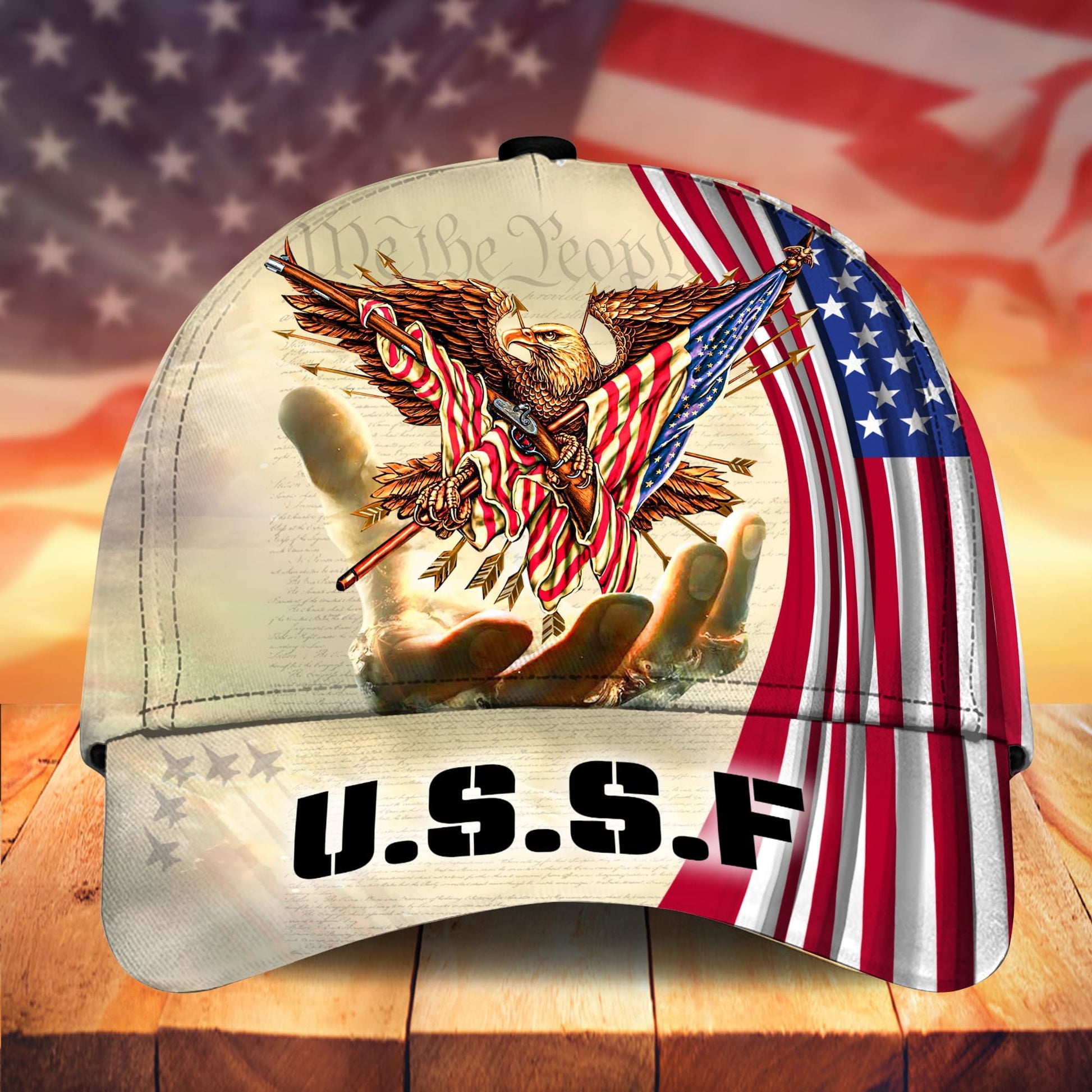 Premium Proudly Served US Veteran Cap APVC110701