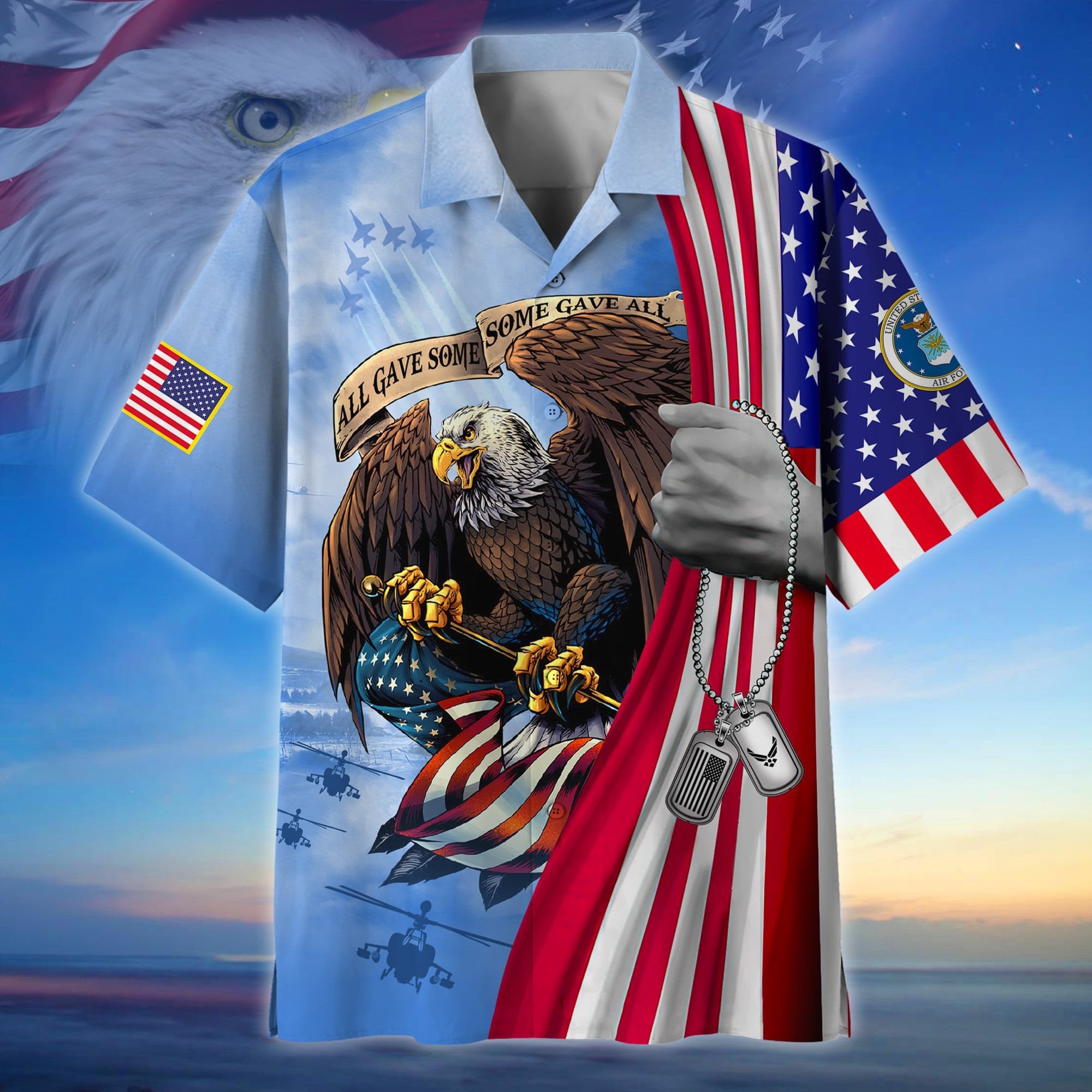 Premium American Pride US Veteran Hawaii Shirt NPVC150603