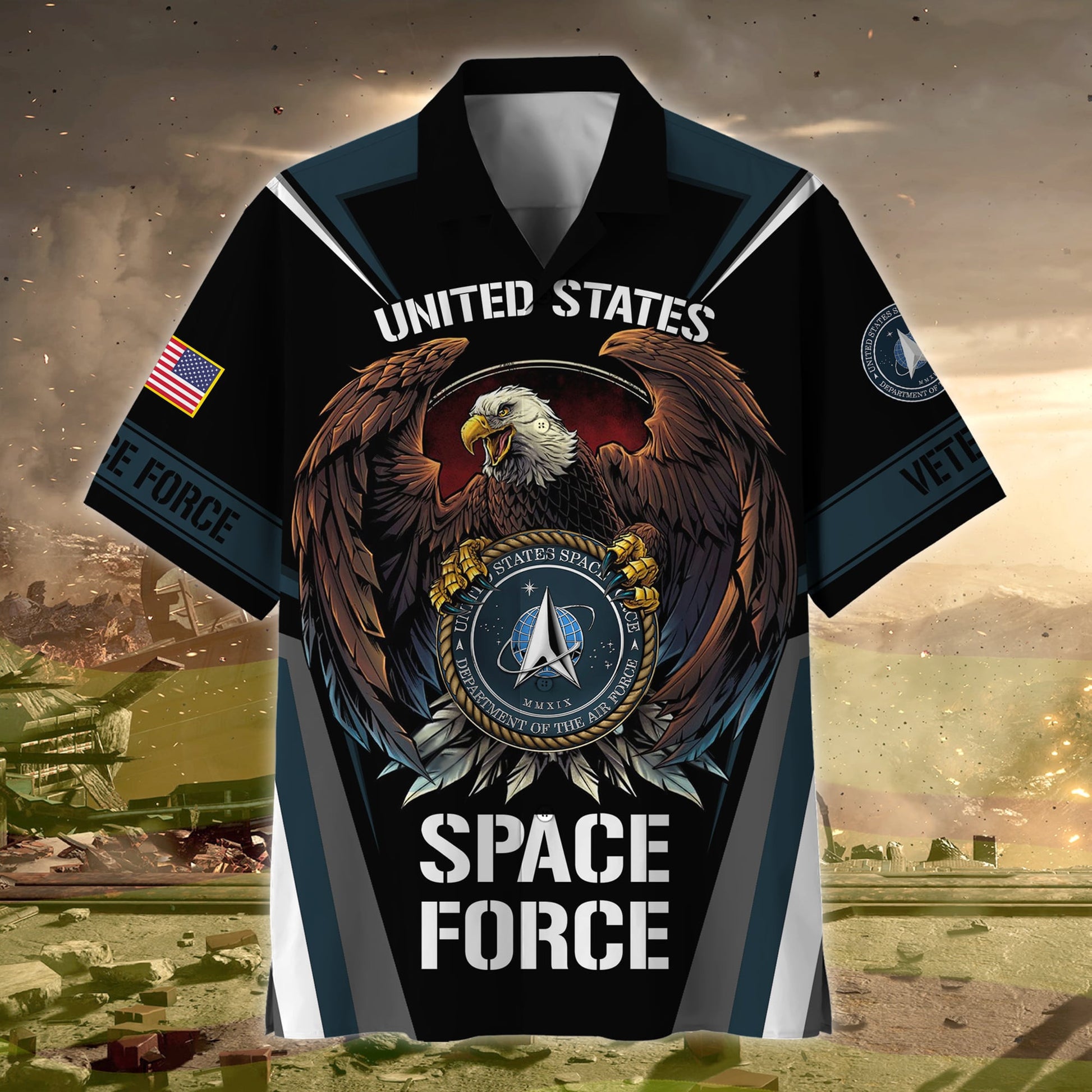 Premium US Multiple Service Veteran Hawaii Shirt NPVC230204